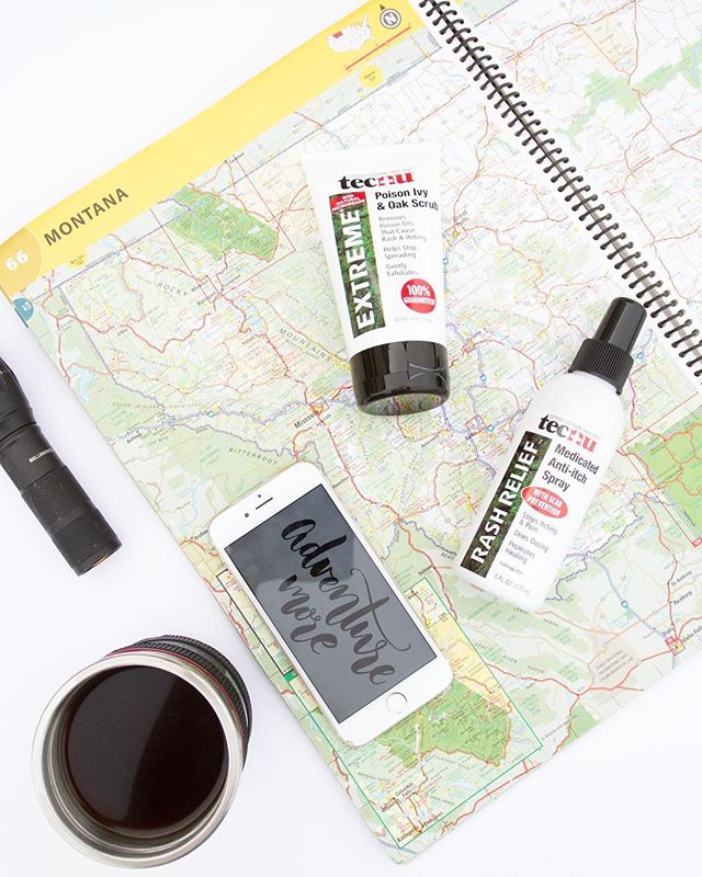 Tecnu Anti-Itch Spray and Poison Ivy Scrub