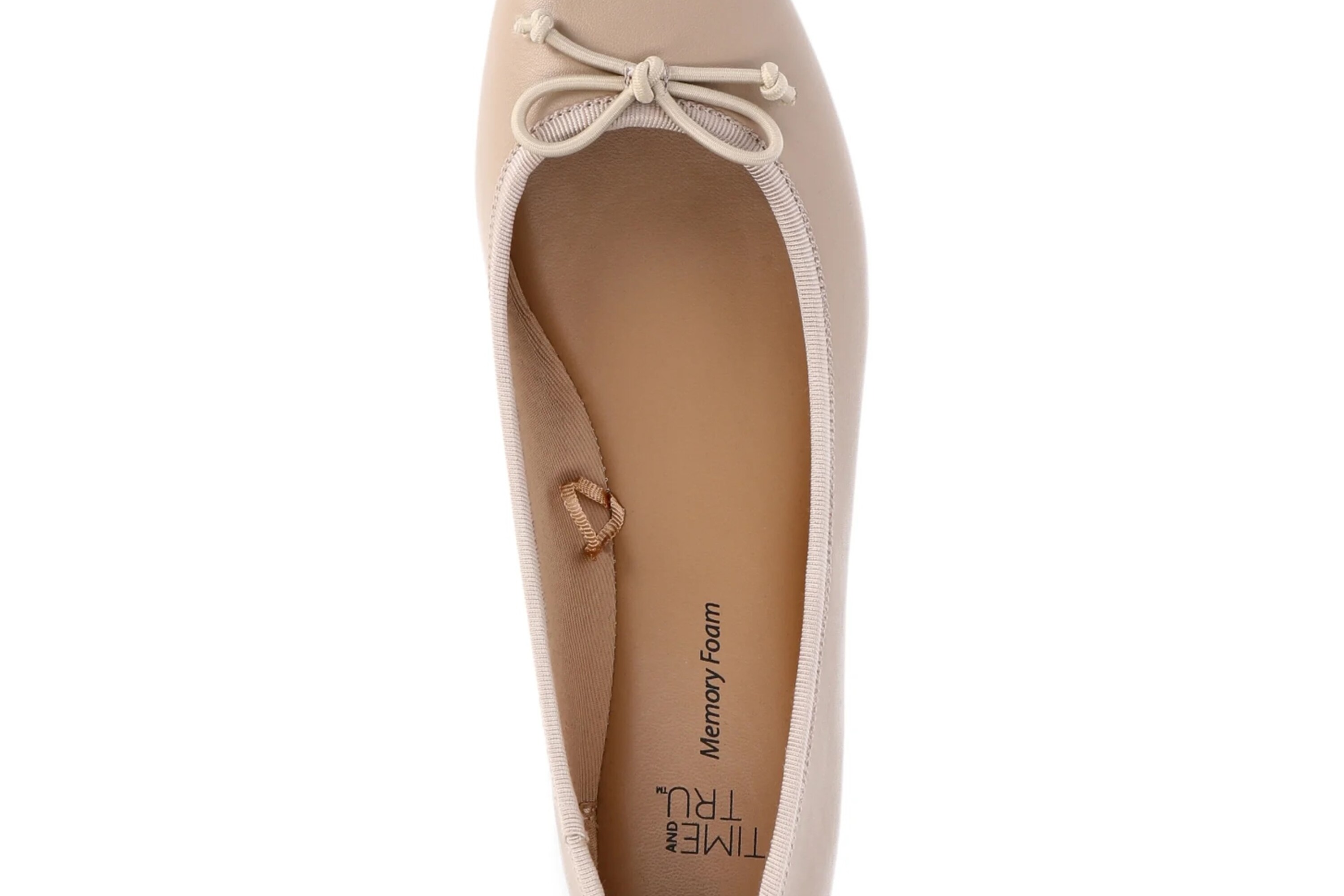 Time and Tru Women's String Bow Ballet
