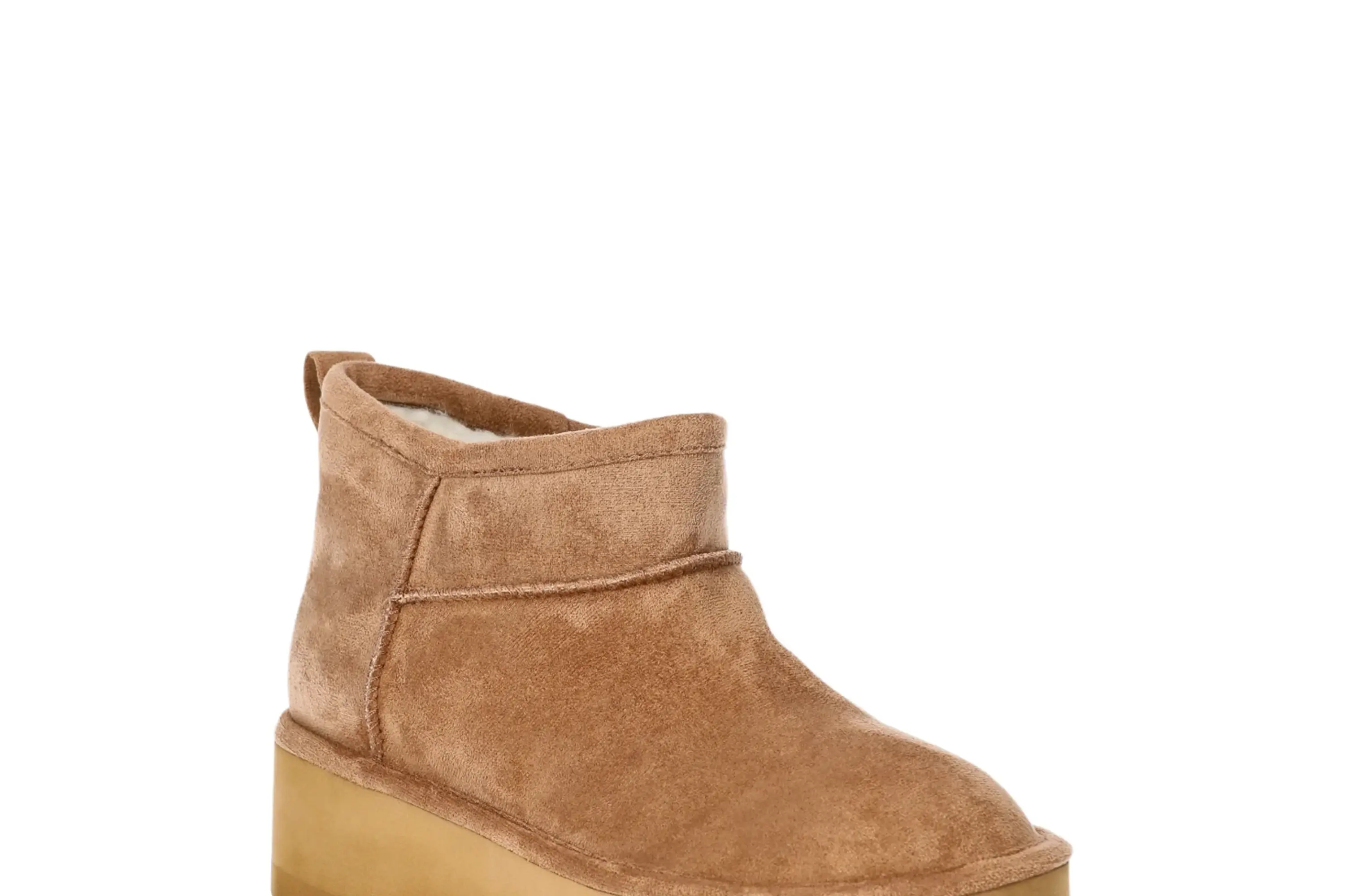 Madden NYC Women's Platform Cozy Ankle Boots