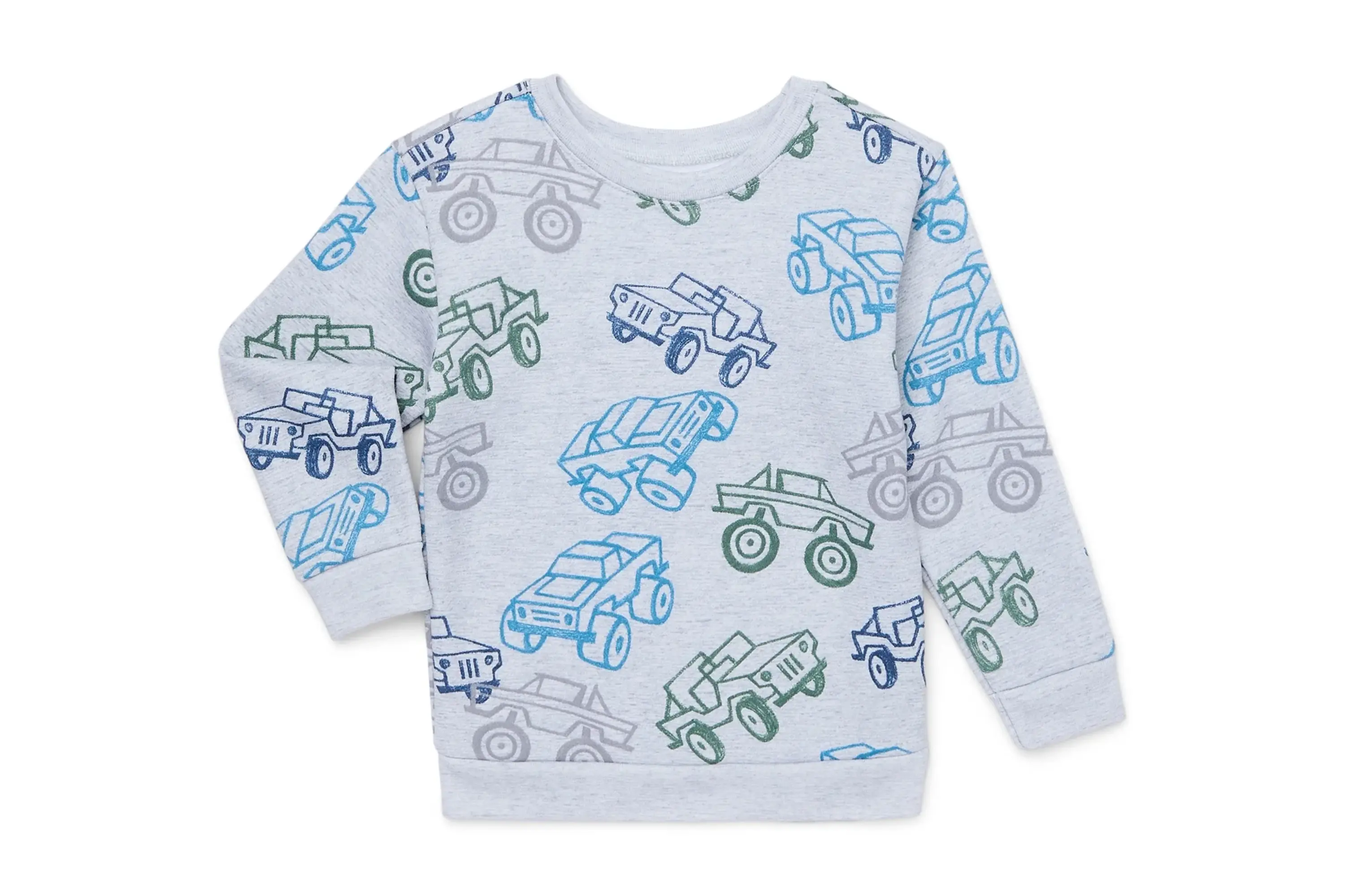 Garanimals Toddler Boy Print Fleece Sweatshirt, Sizes 2T-5T