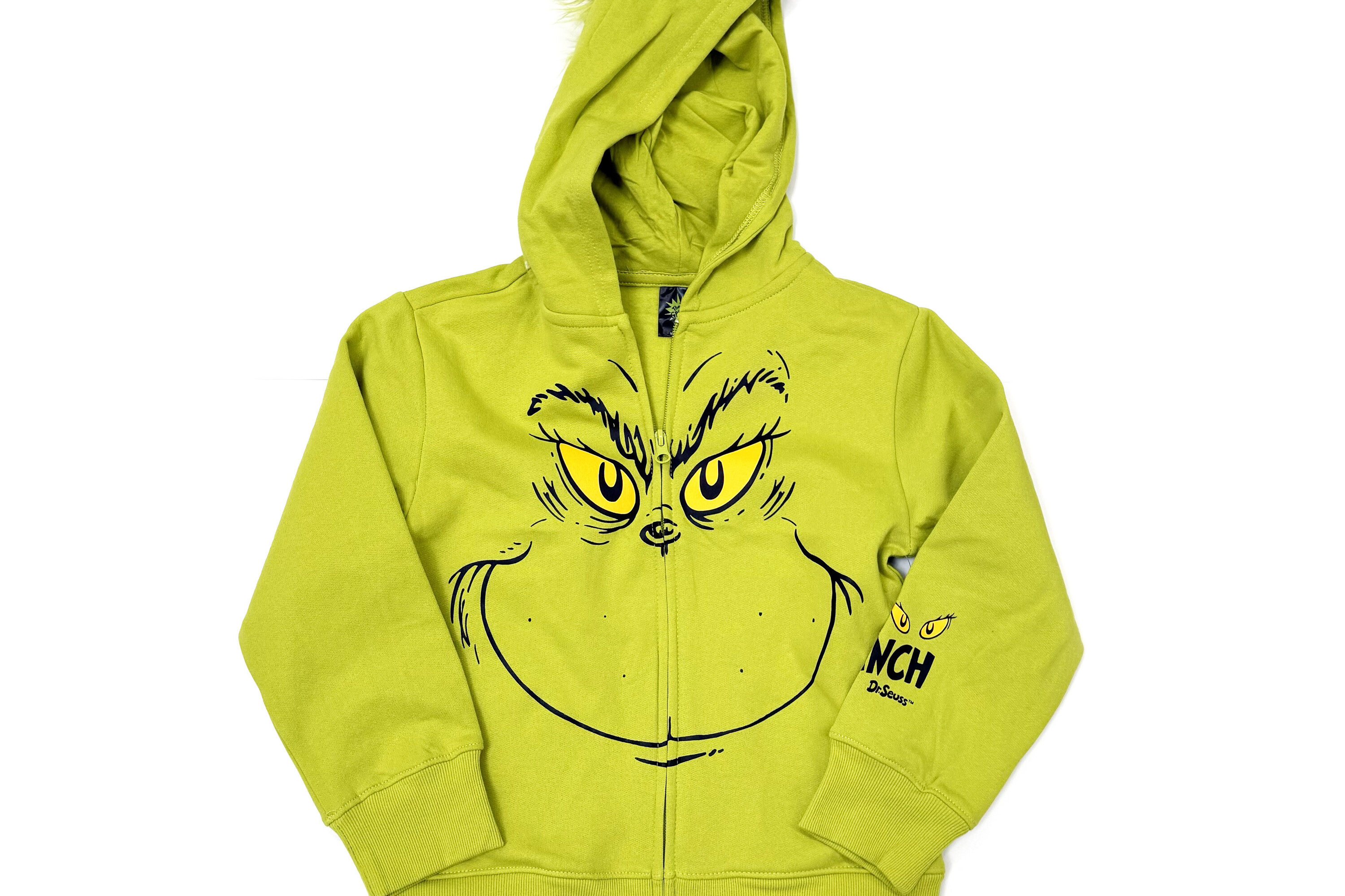 Dr. Seuss Boys Grinch Hoodie Walmart Finds