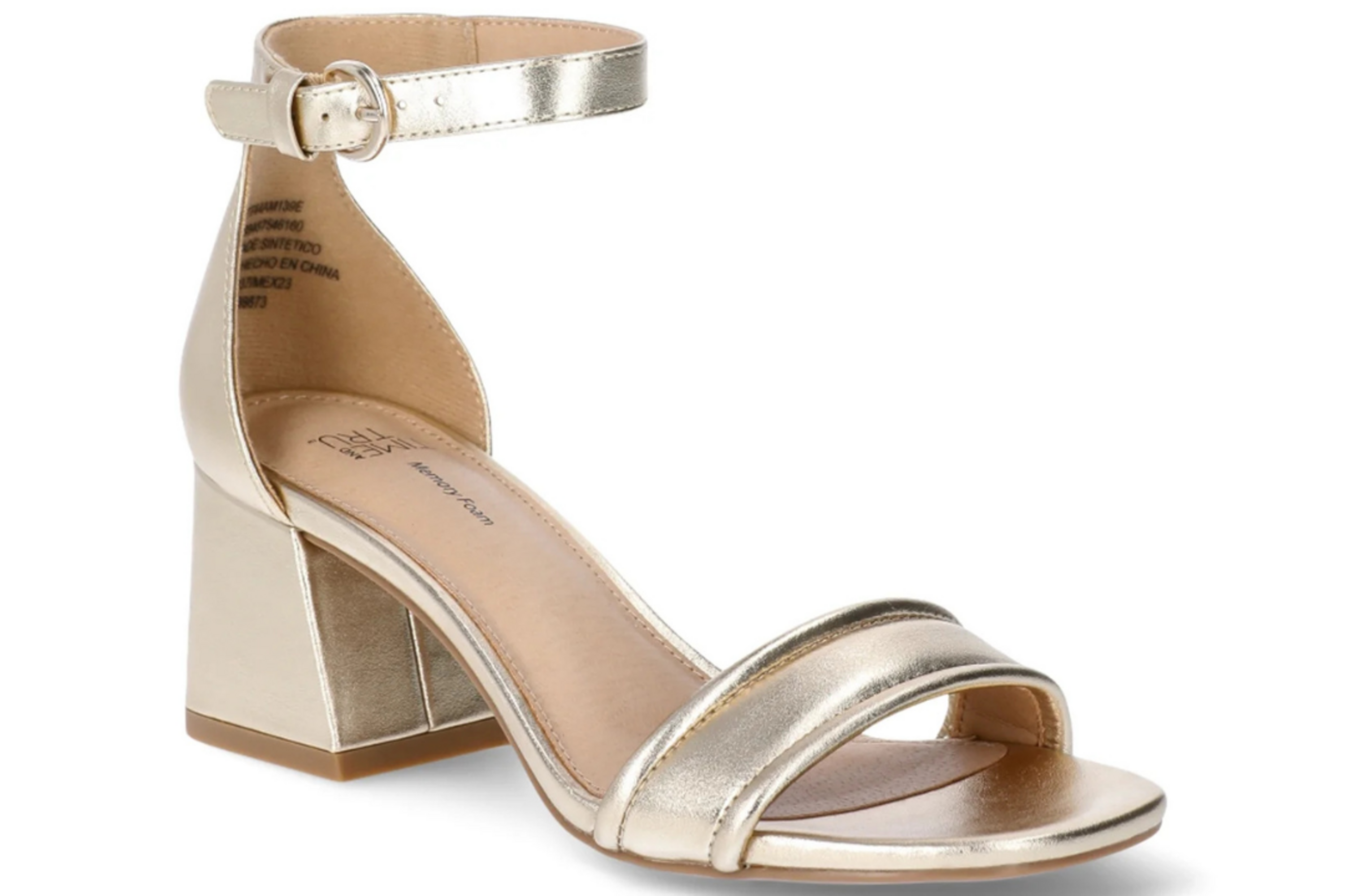 Time and Tru Women's Block Heel Sandals