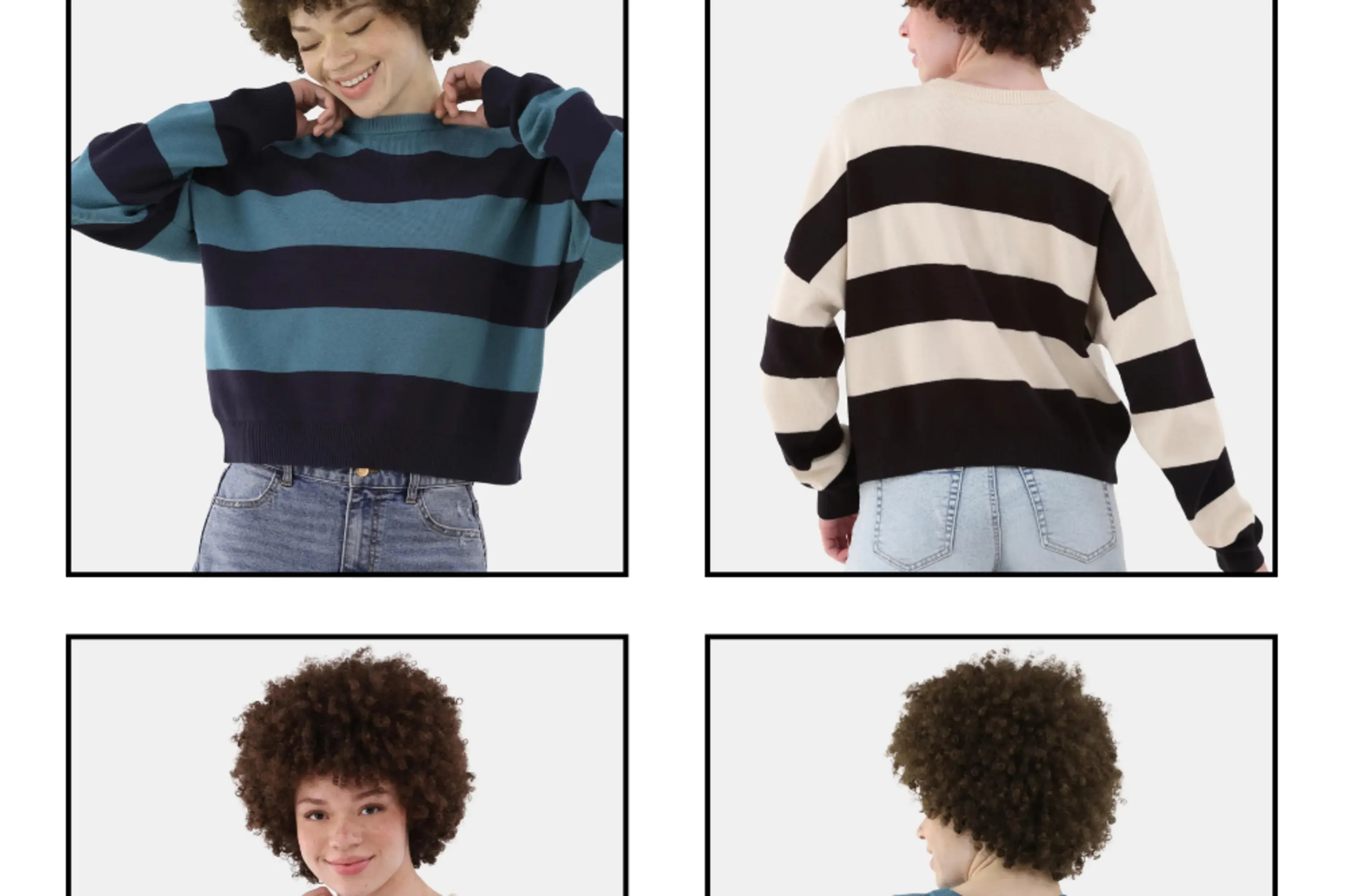No Boundaries Striped Sweater