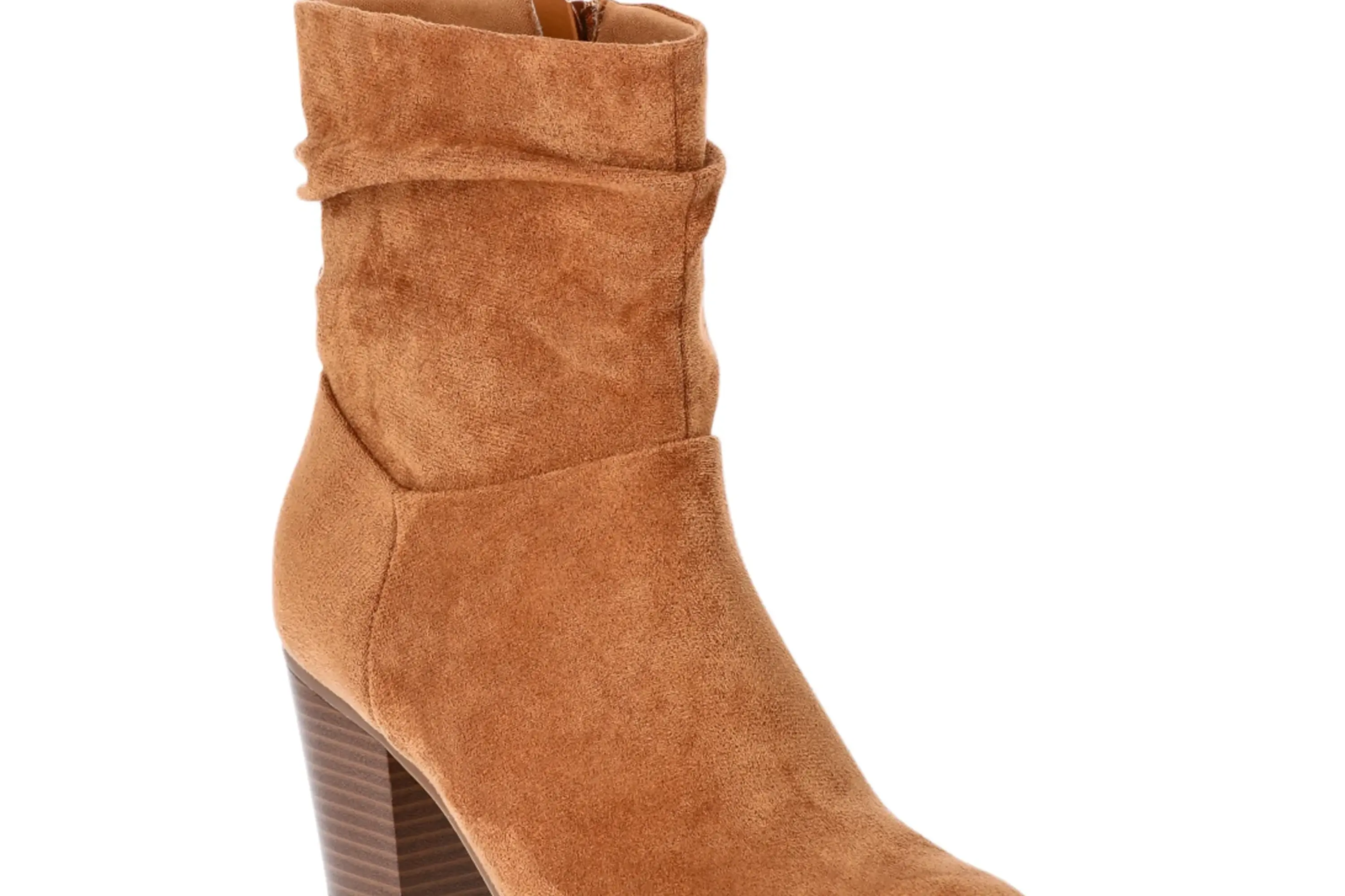 Time and Tru Western Slouch Heeled Booties