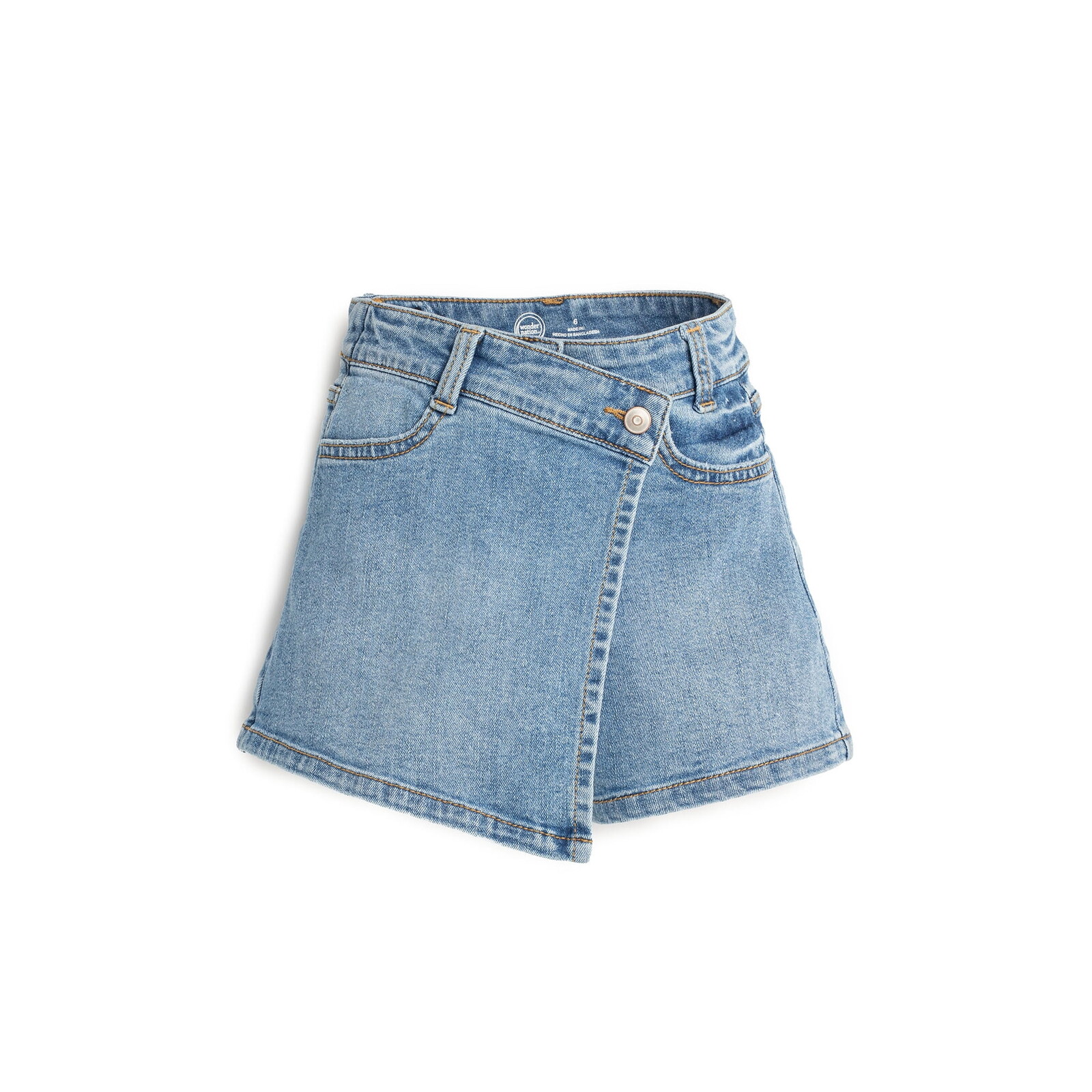 Wonder Nation Girls Denim Skort