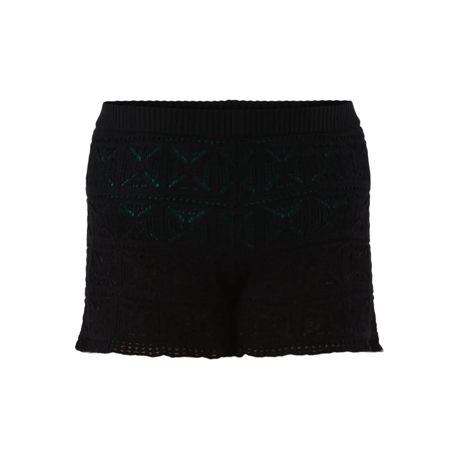 Time and Tru Macrame Coverup Shorts