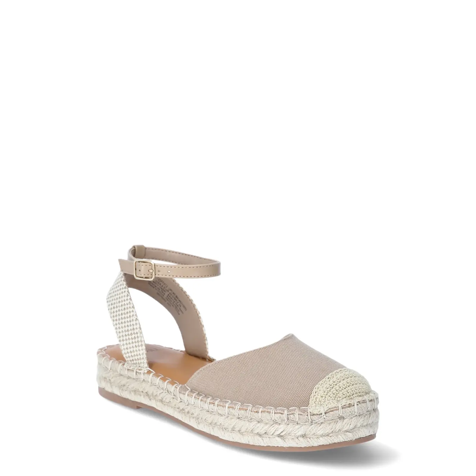 Time and Tru Ankle Strap Espadrille