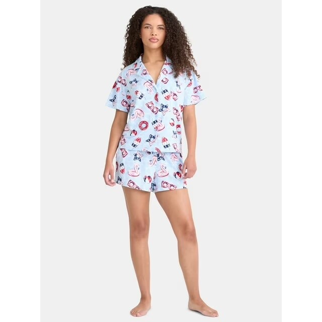 Flamingo Float Patriotic PJs at Walmart 