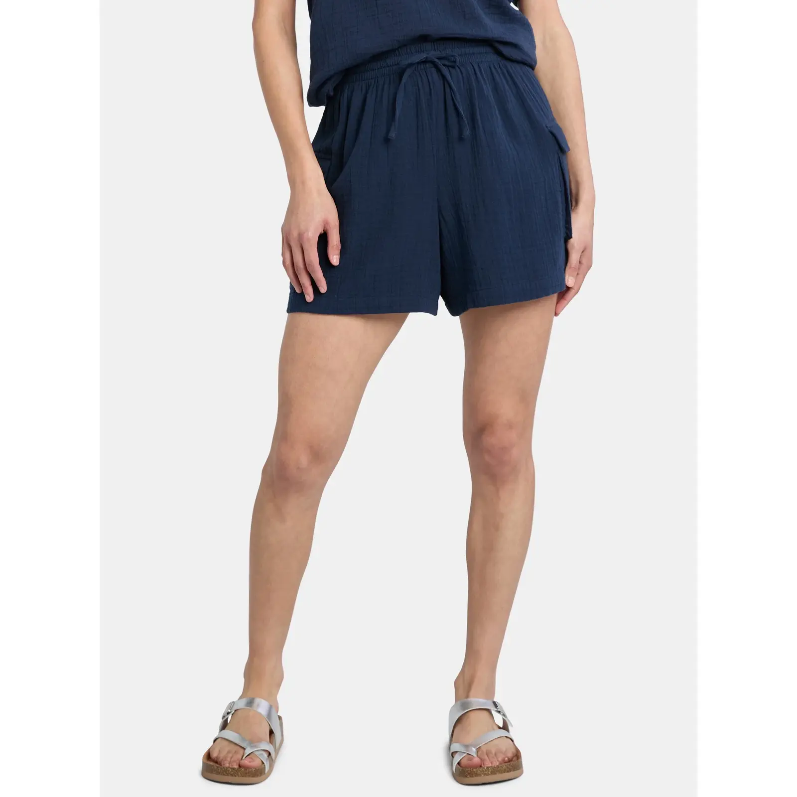 Time and Tru Double Cloth Cotton Cargo Shorts