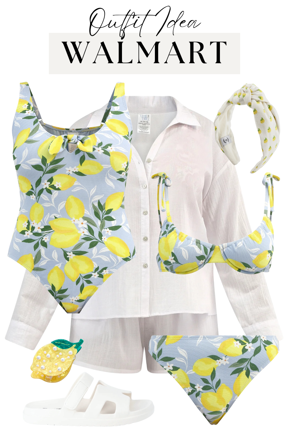 Lemon Swimsuits at Walmart