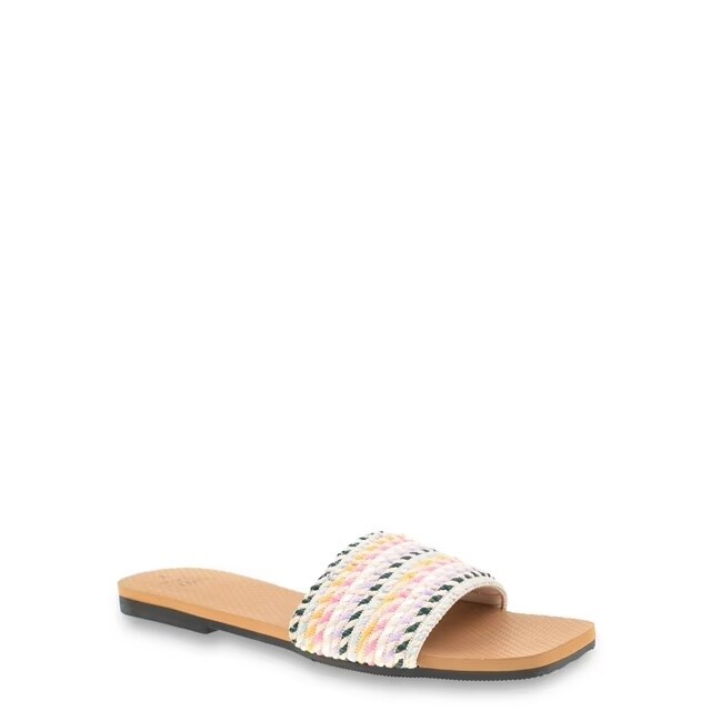 Time and Tru Woven Slide Sandal