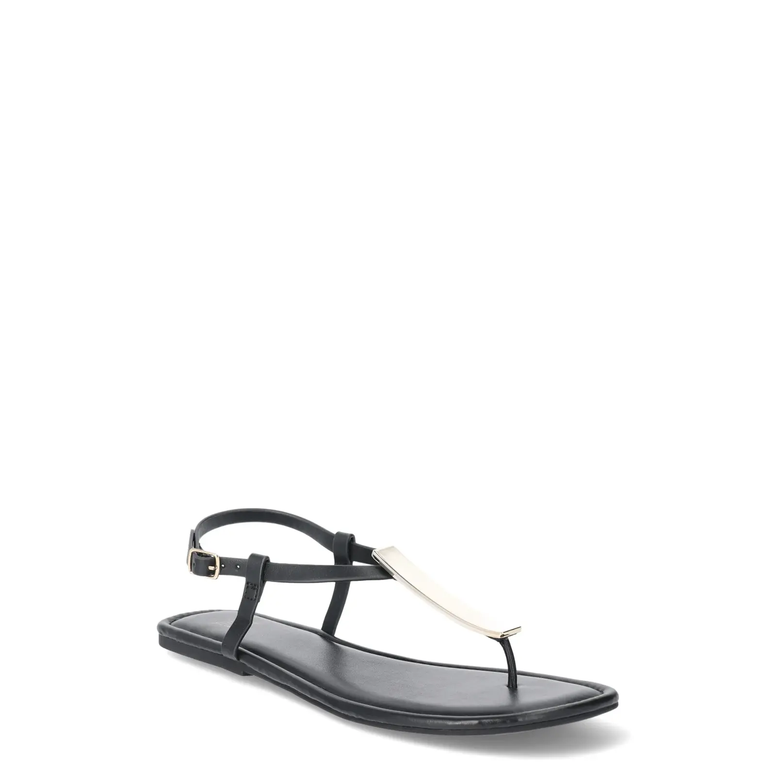 Time and Tru Hardware T-Strap Sandals