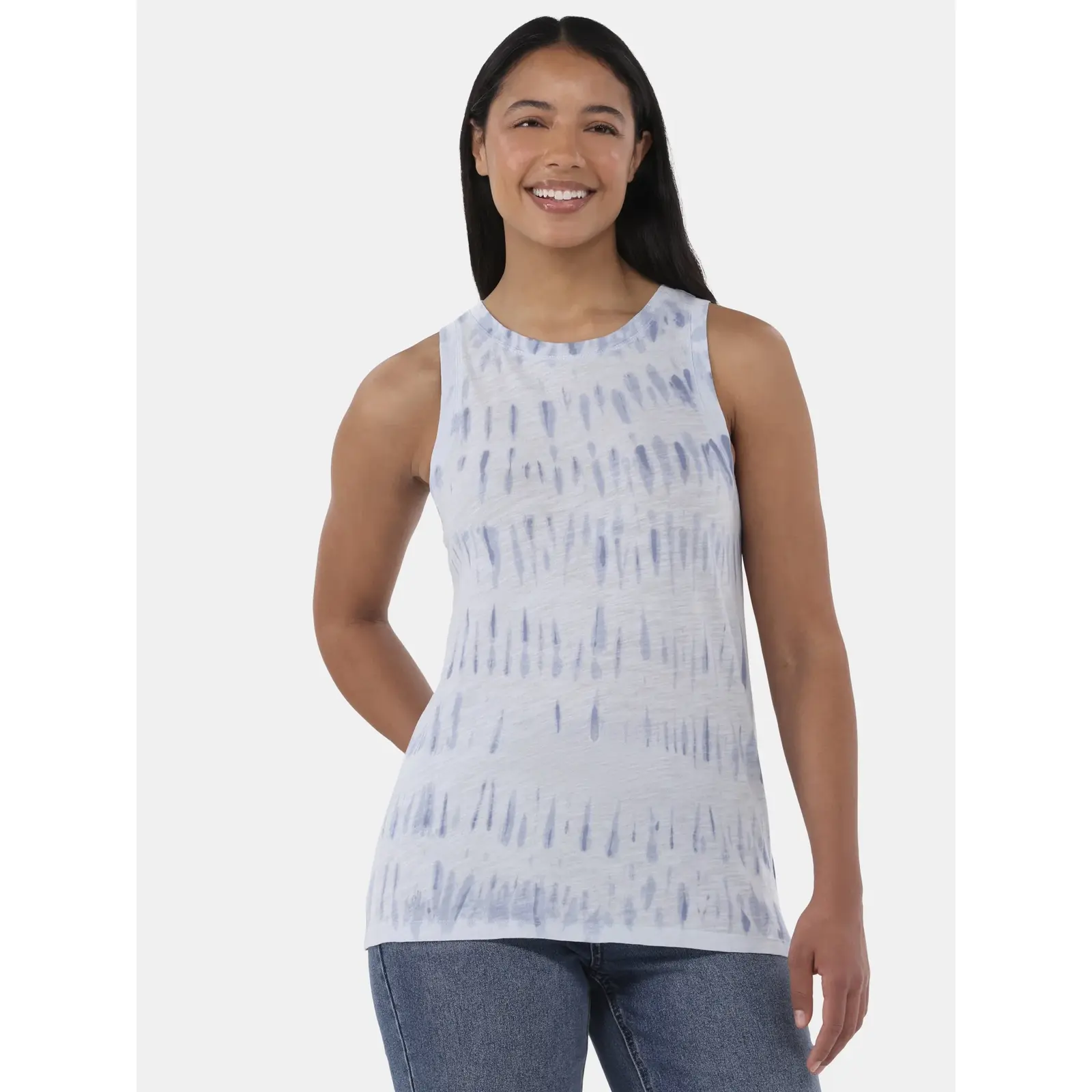 Time and Tru Mineral Washed Cotton Tank Top