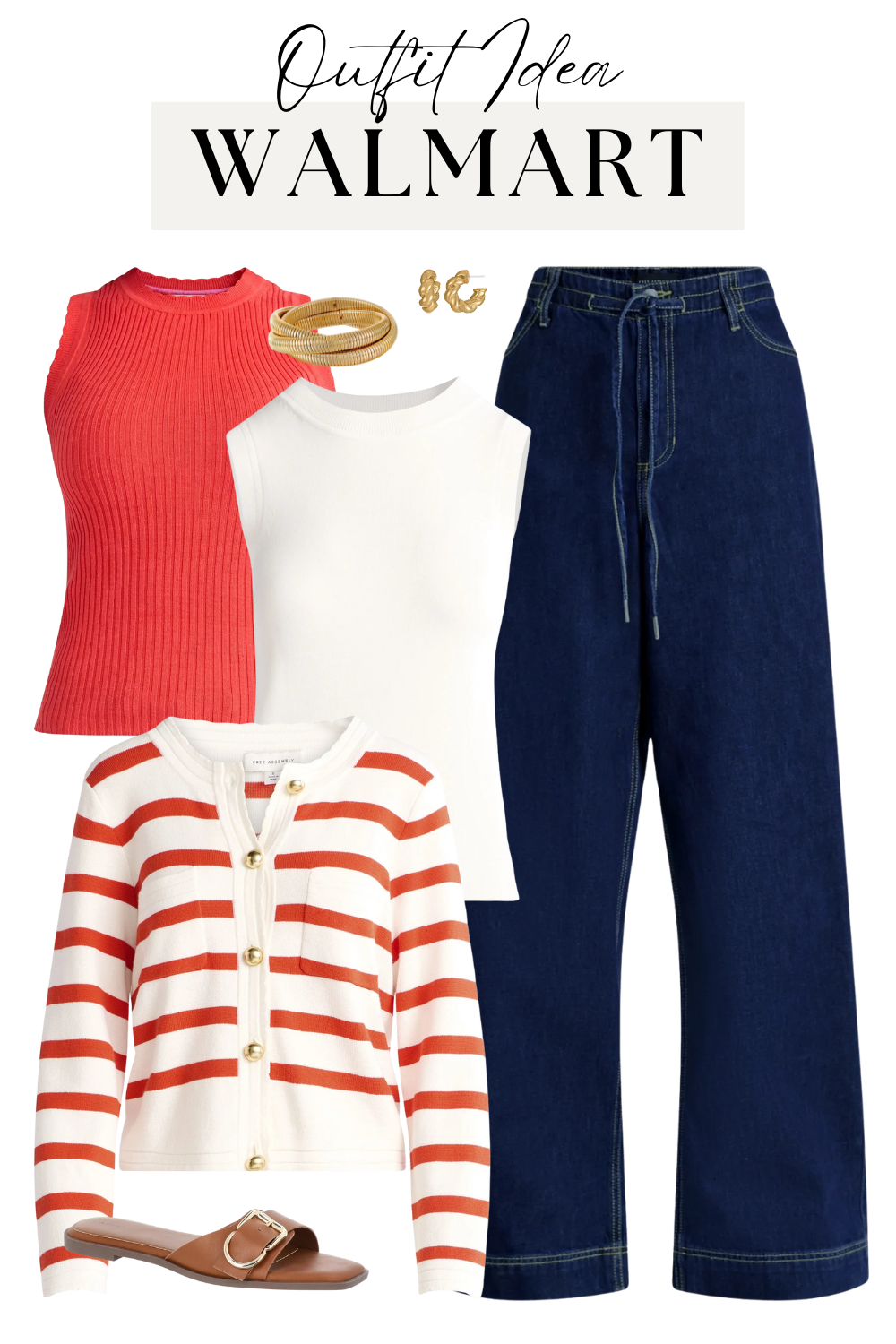 Free Assembly Red, White, and Blue Outfit Inspo