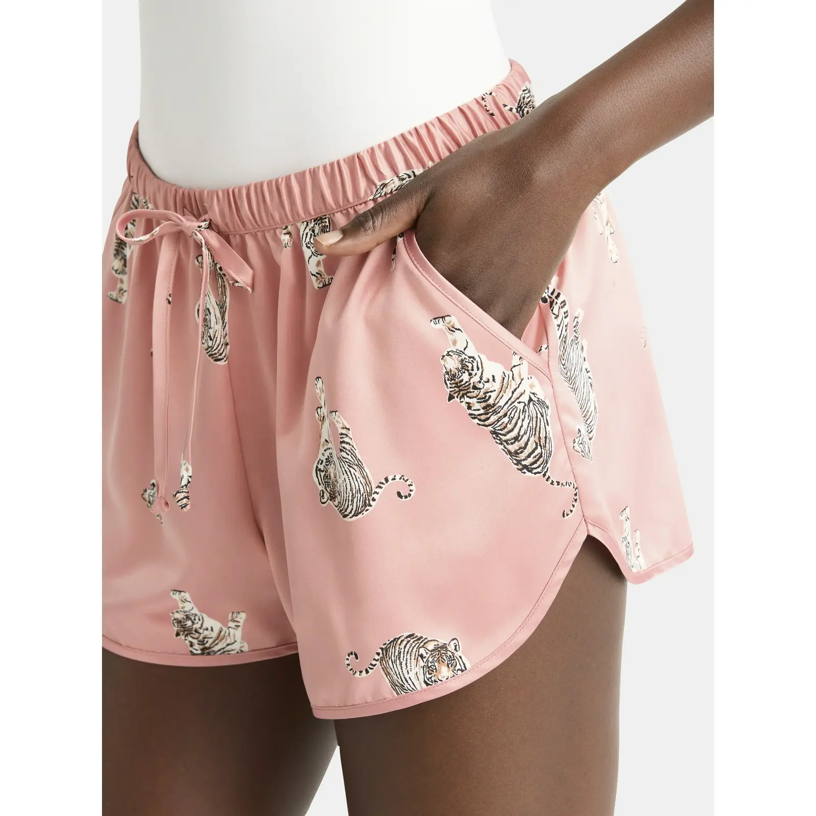 Joyspun Women’s Satin Shorts, 3'' Inseam