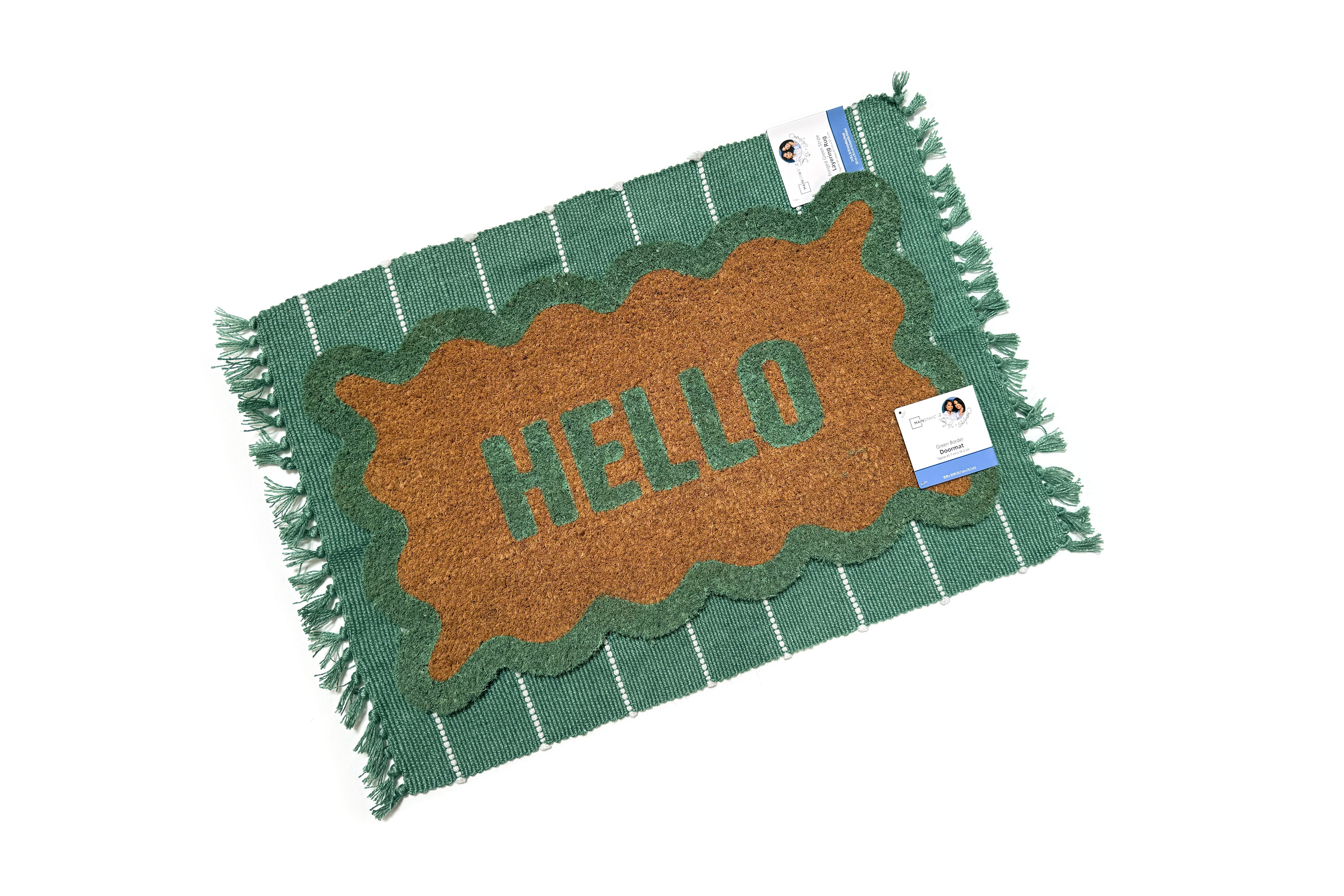 Mainstays by Becky G. & Alejandra Coir Doormats and Layering Rugs