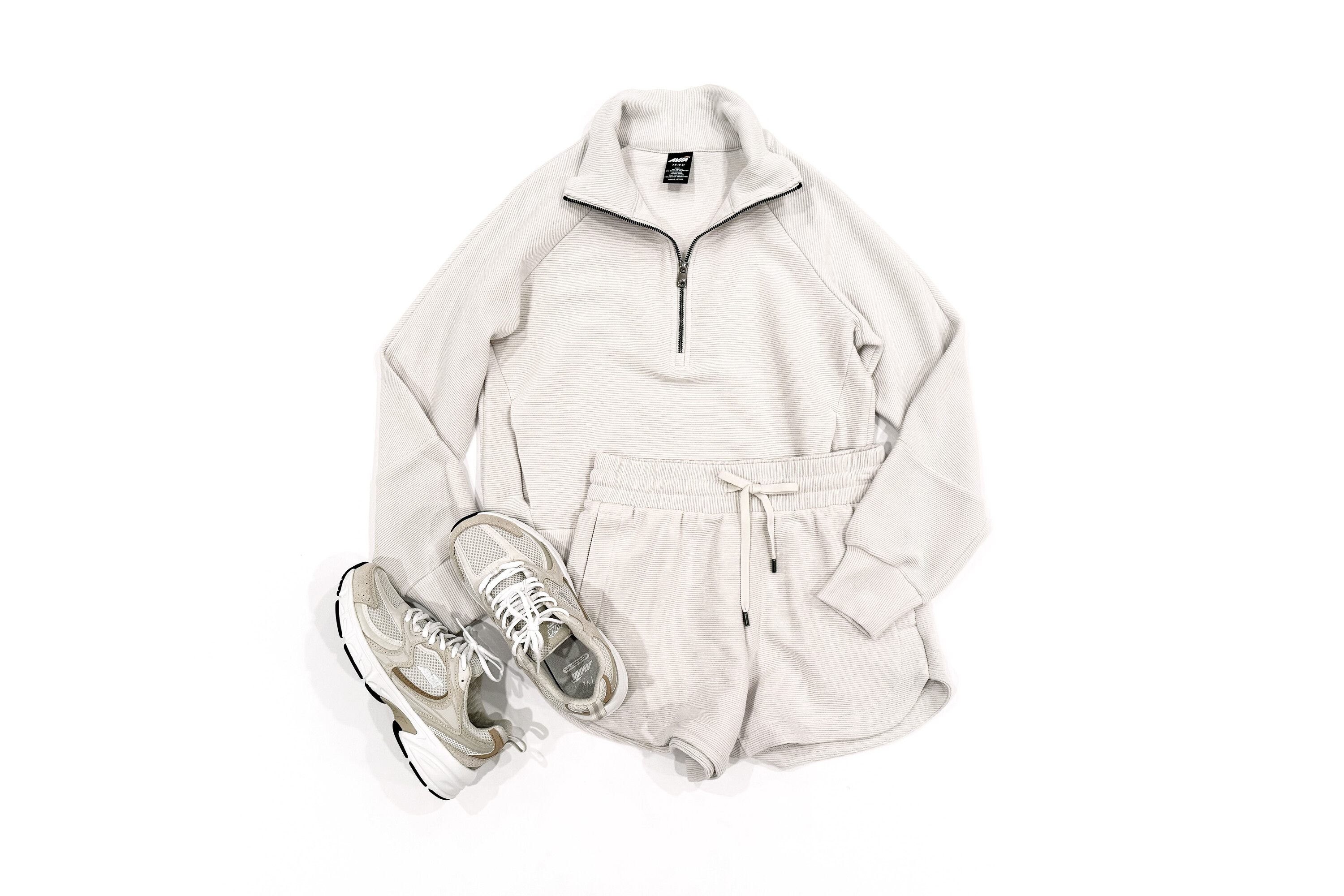 Avia Ottoman 1/2 Zip Sweatshirt and Lounge Shorts