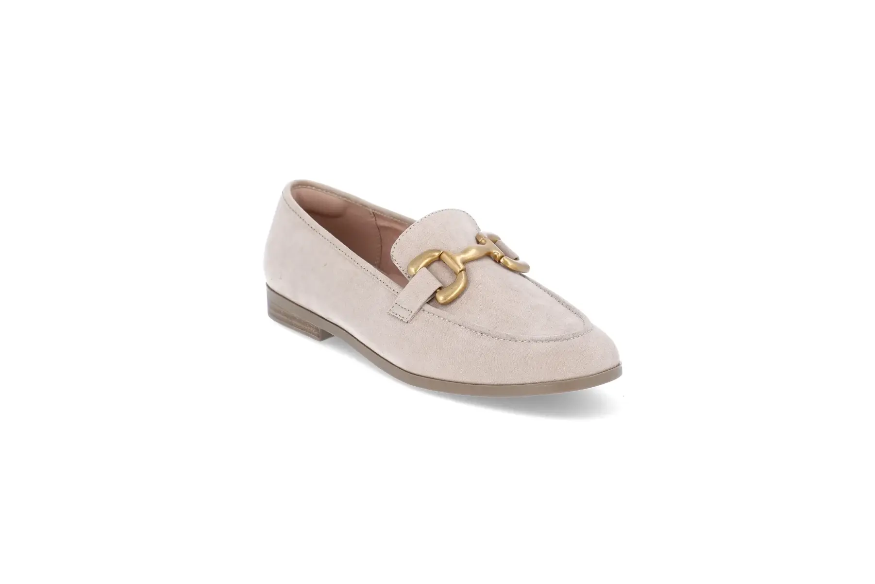 Time and Tru Faux Microsuede Buckle Loafers