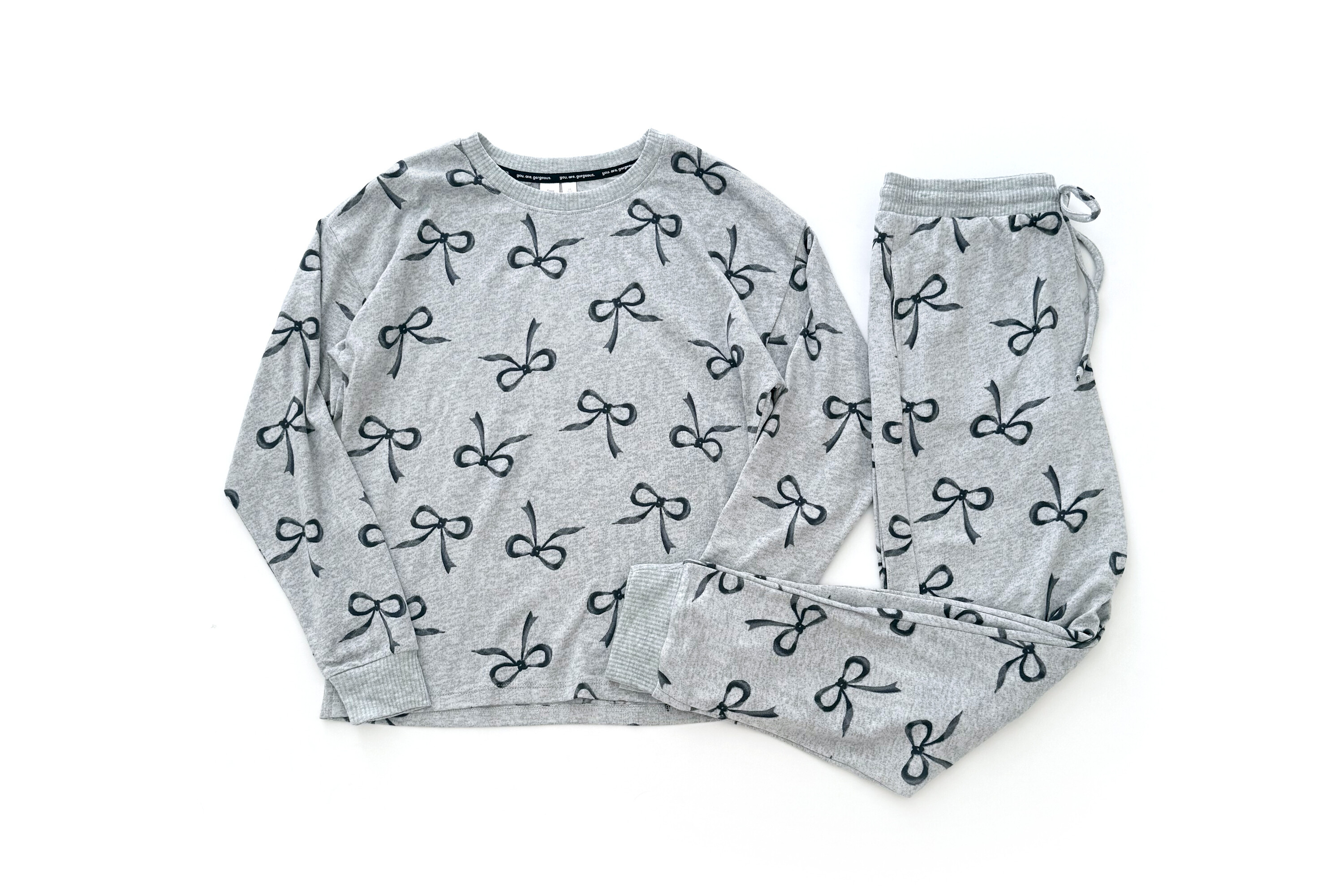 Joyspun Hacci Knit Sleep Top and Joggers