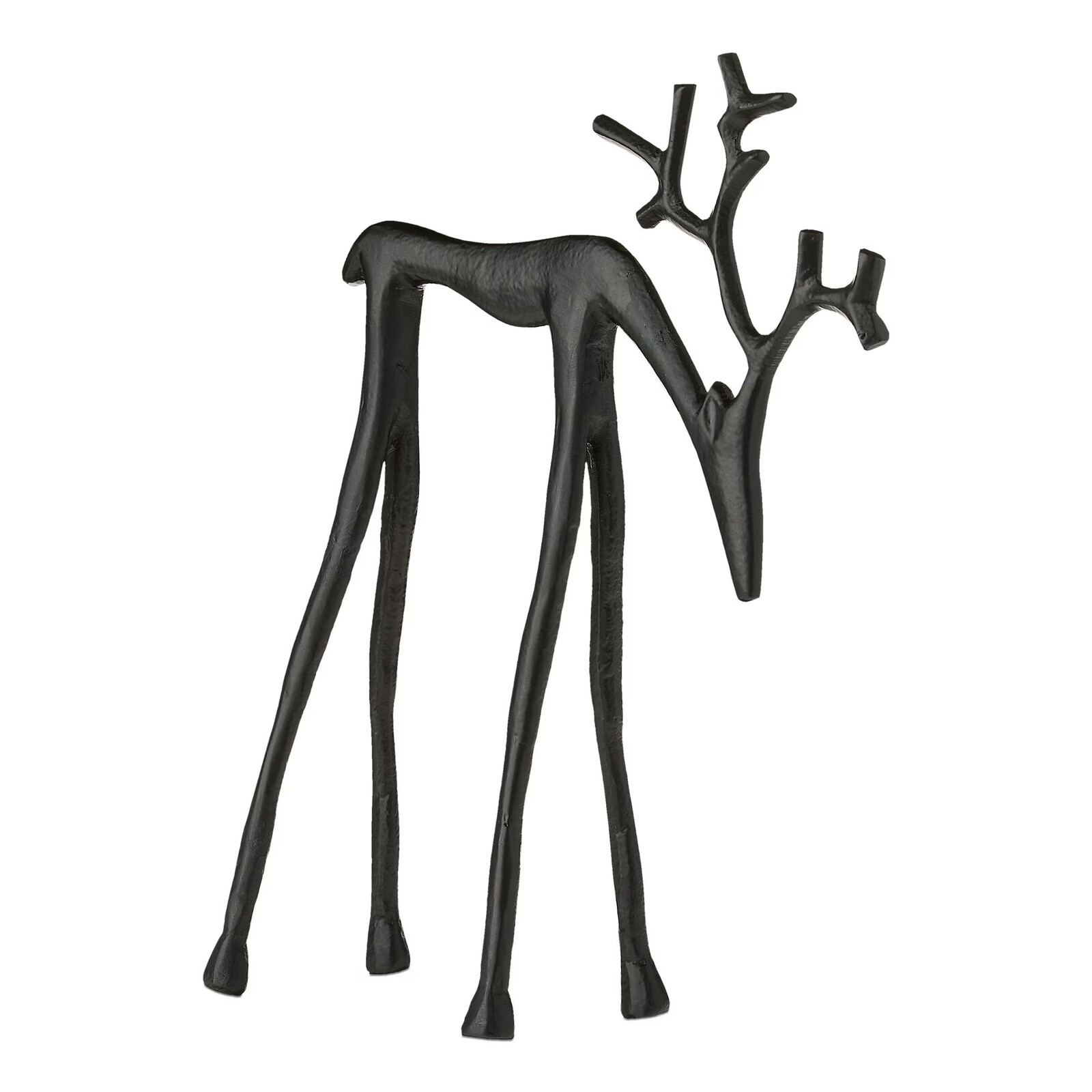 Pottery Barn Black Metal Reindeer Dupe