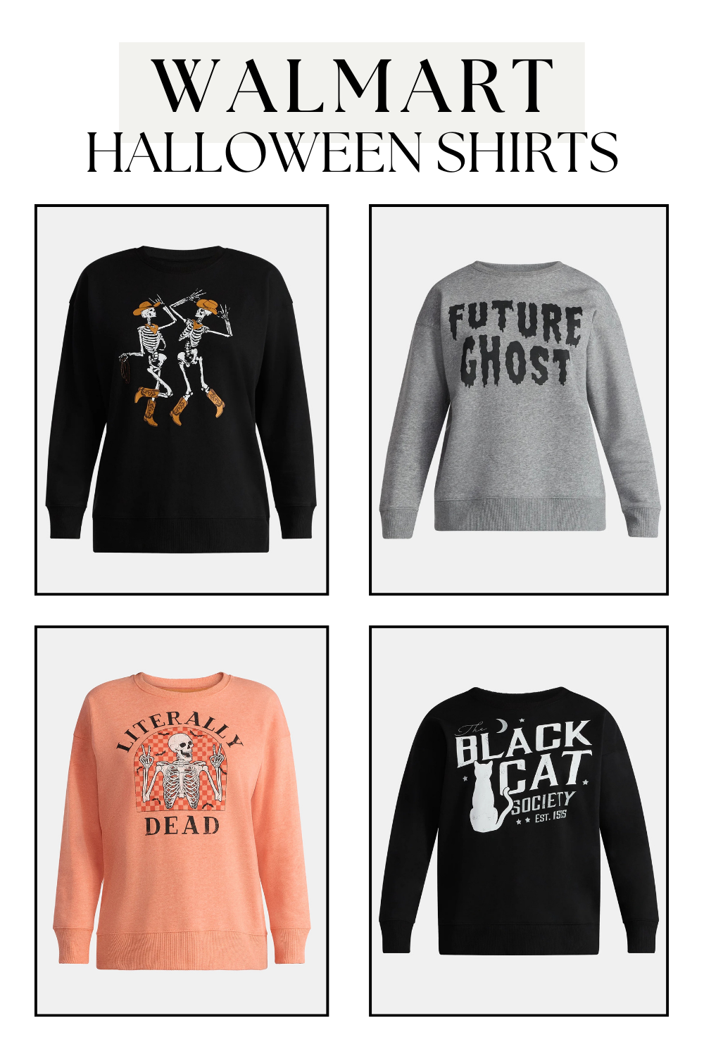 Walmart Halloween Sweatshirts & Tees