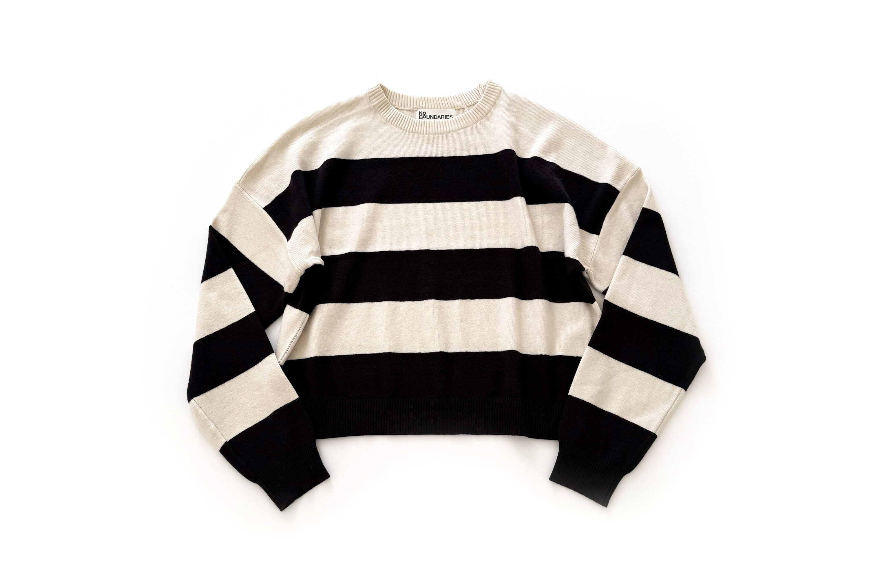 No Boundaries Striped Sweater
