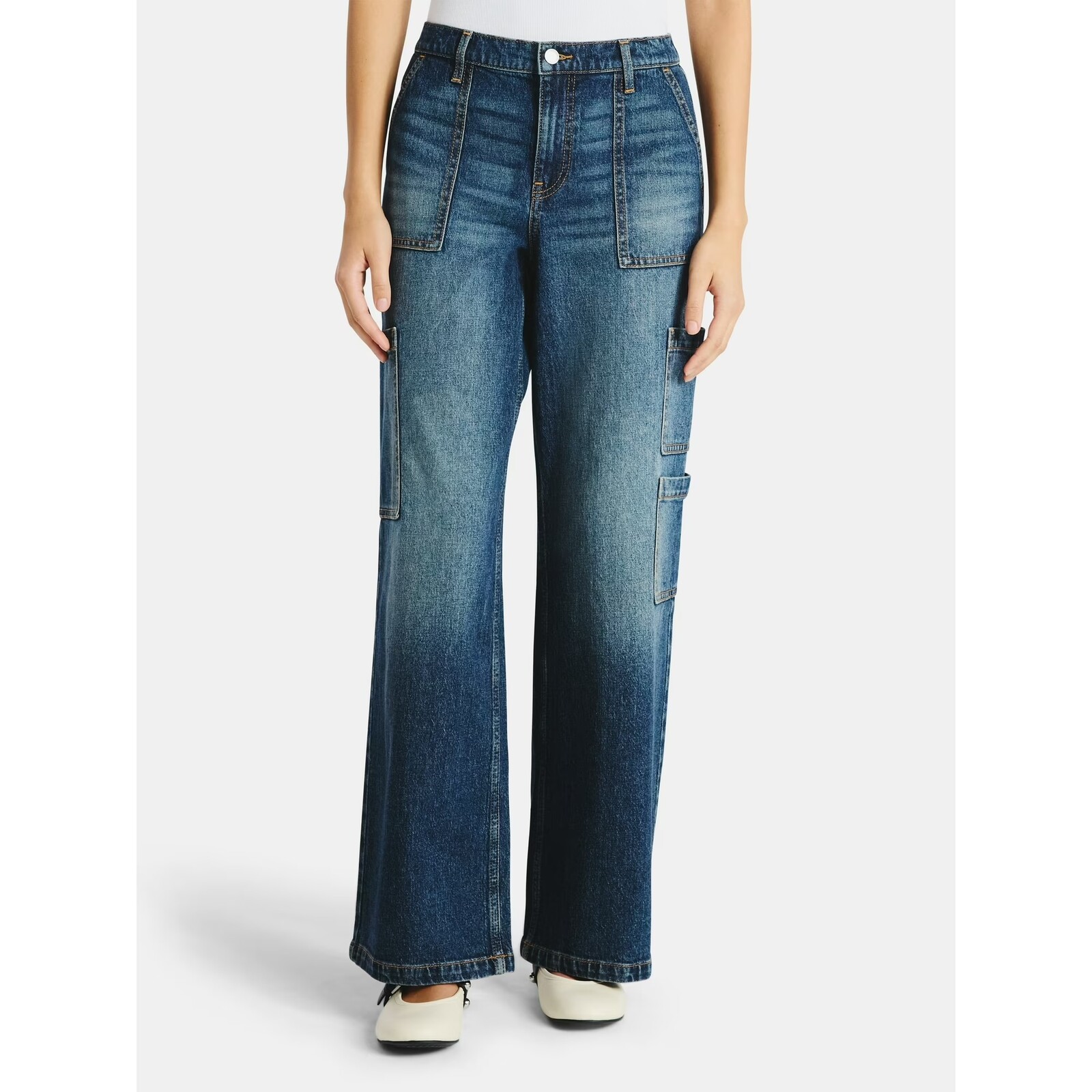 No Boundaries Wide Leg Cargo Pants