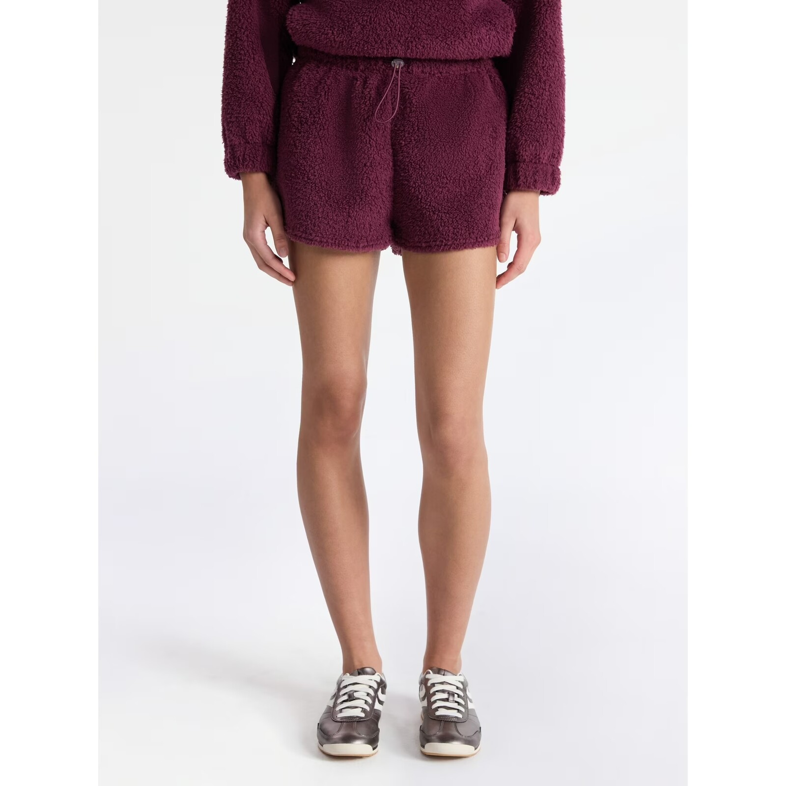 No Boundaries Plush Bungee Cord Shorts