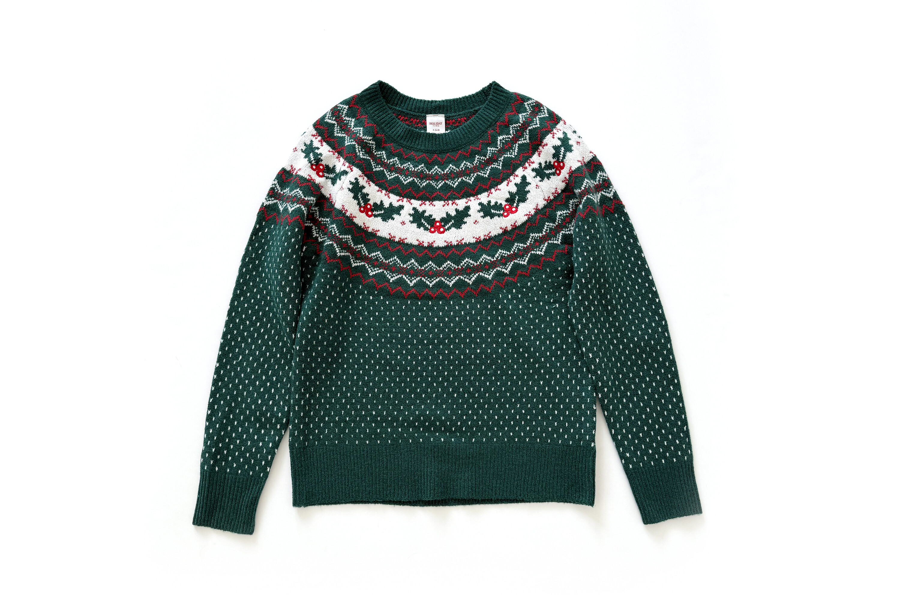 Holiday Time Pretty Christmas Sweater