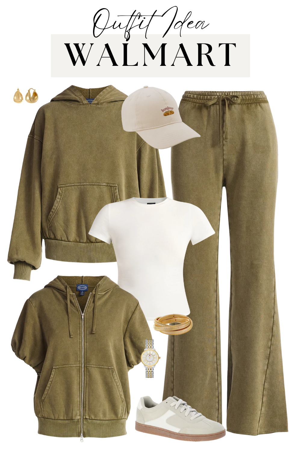 Scoop Mineral Washed Hoodie & Pant Outfit Idea