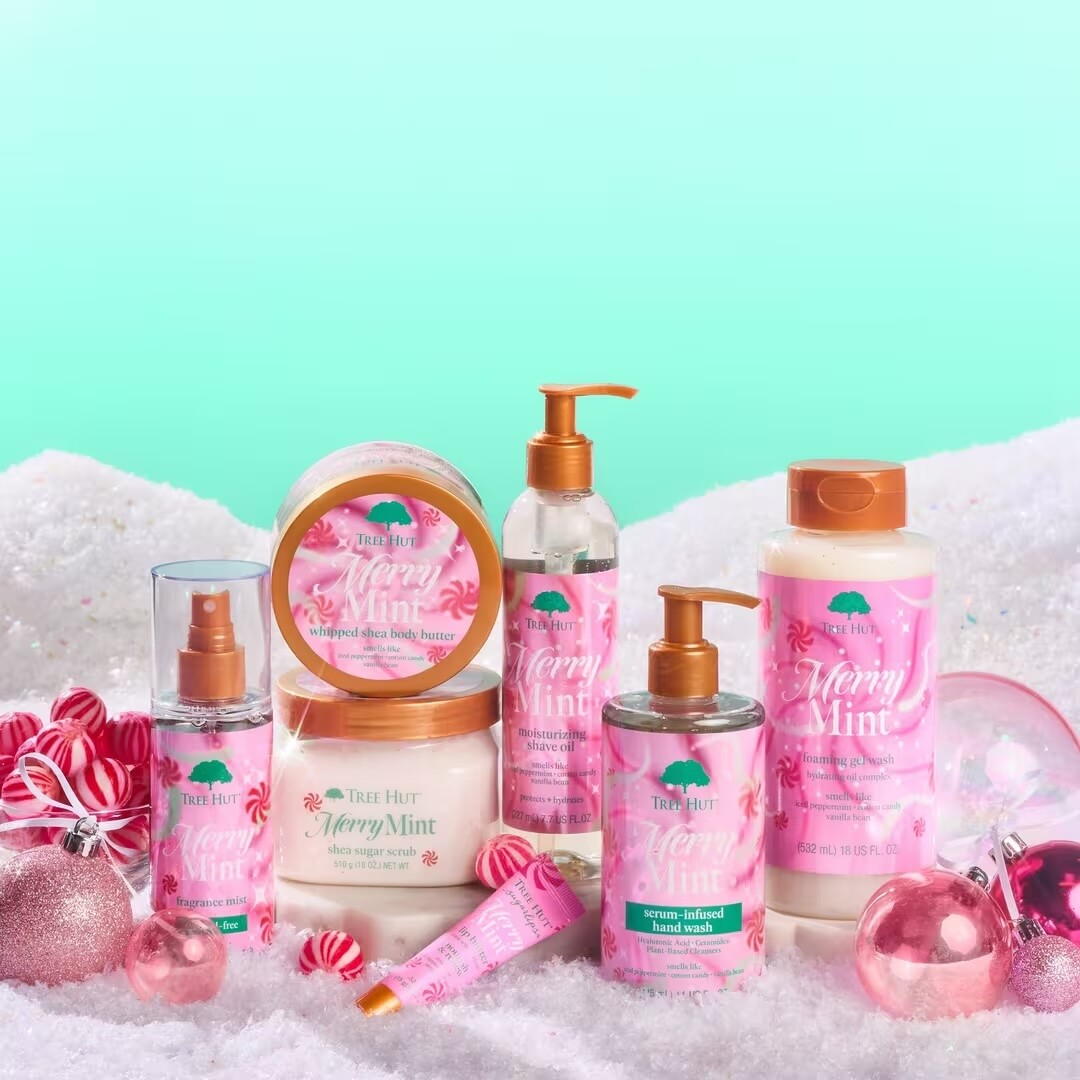 Tree Hut Merry Mint Body Care Collection