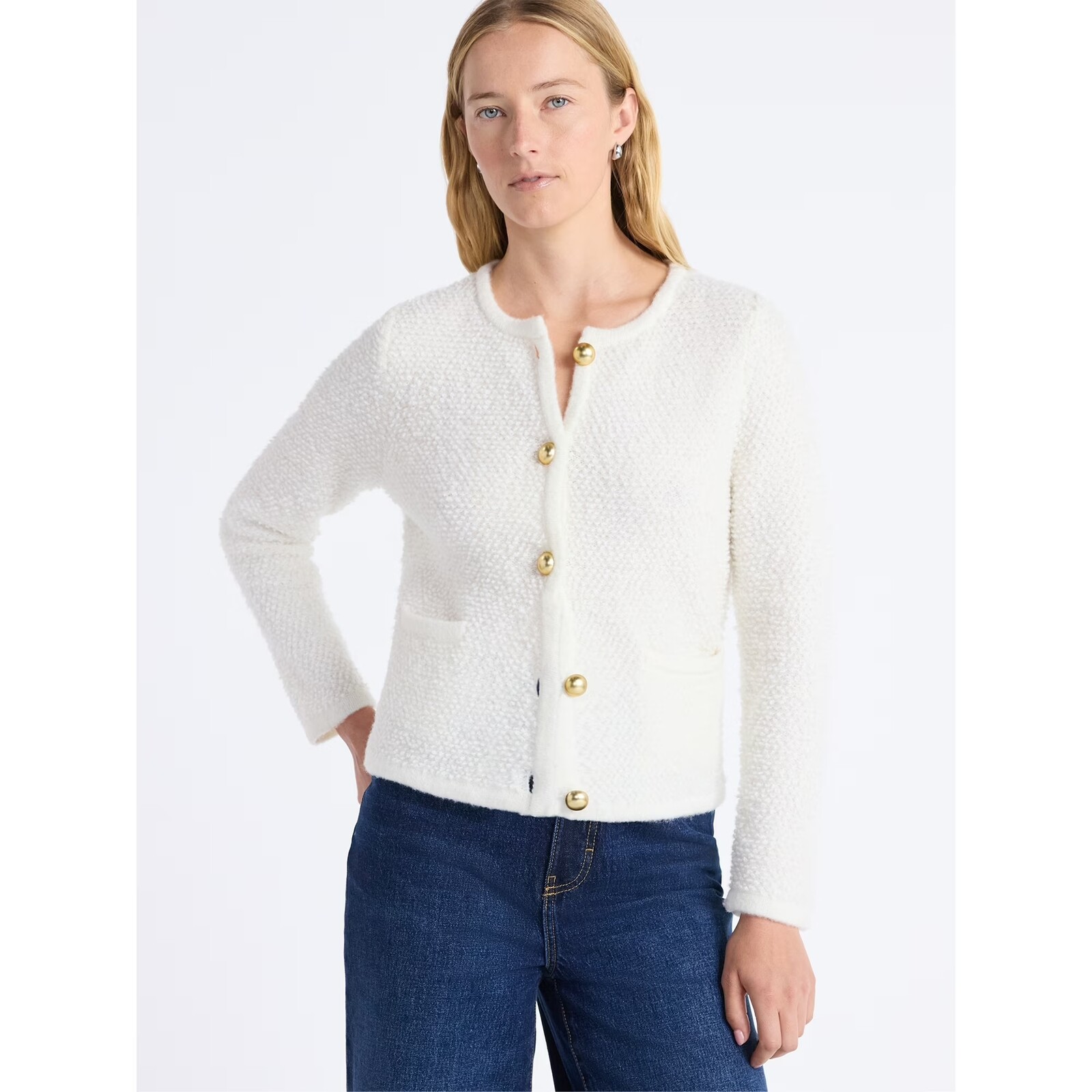 Free Assembly Women's Nubby Cardigan 