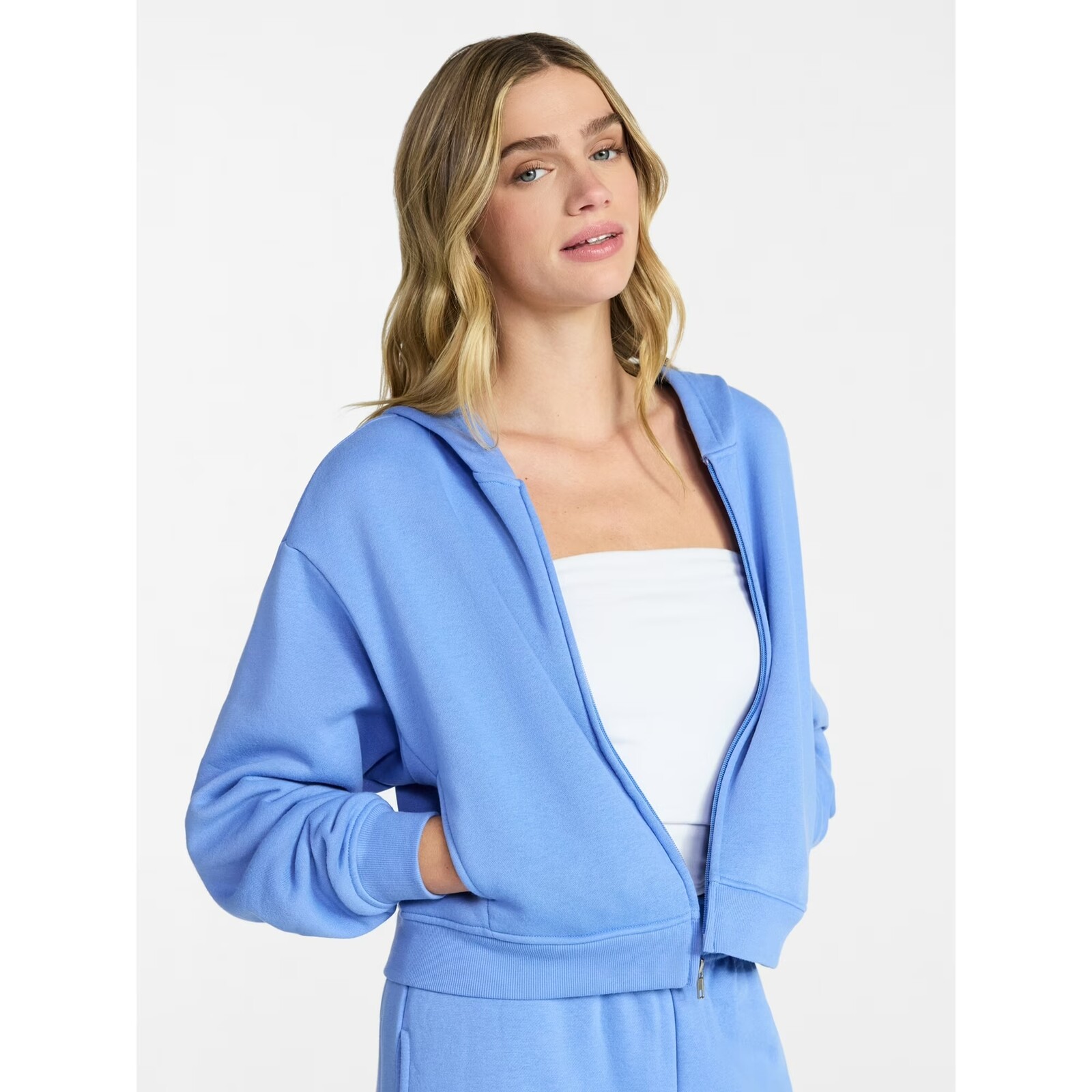 No Boundaries Boxy Zip-Up Hoodie