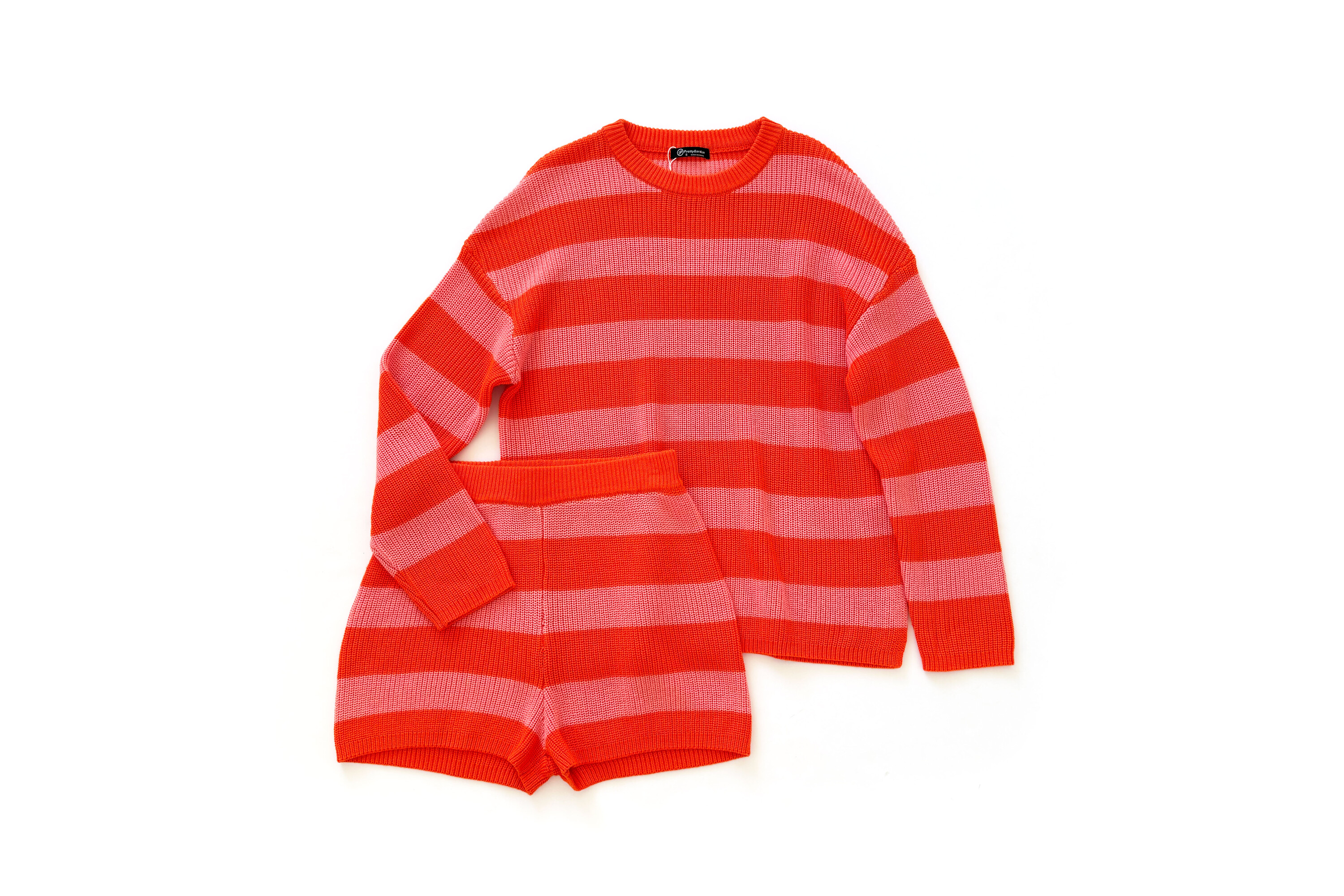 Pretty Garden Stripe Sweater Set