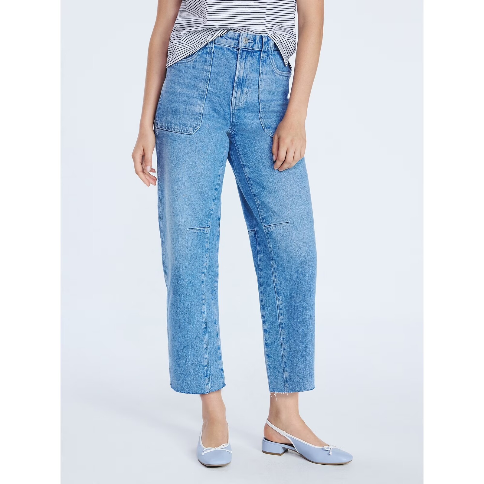 Free Assembly Cropped Carpenter Barrel Jeans 27