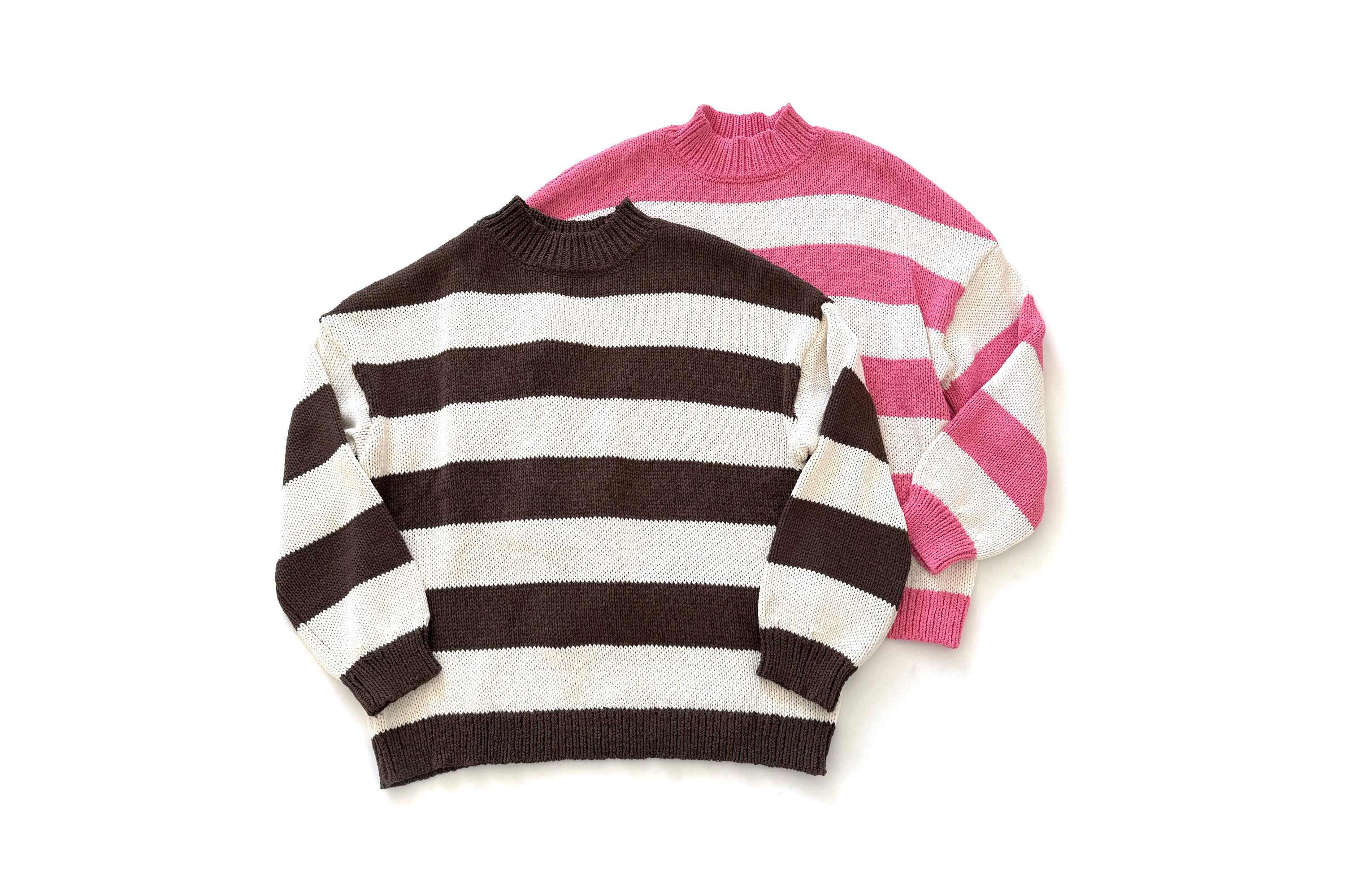 PRETTYGARDEN Striped Sweater