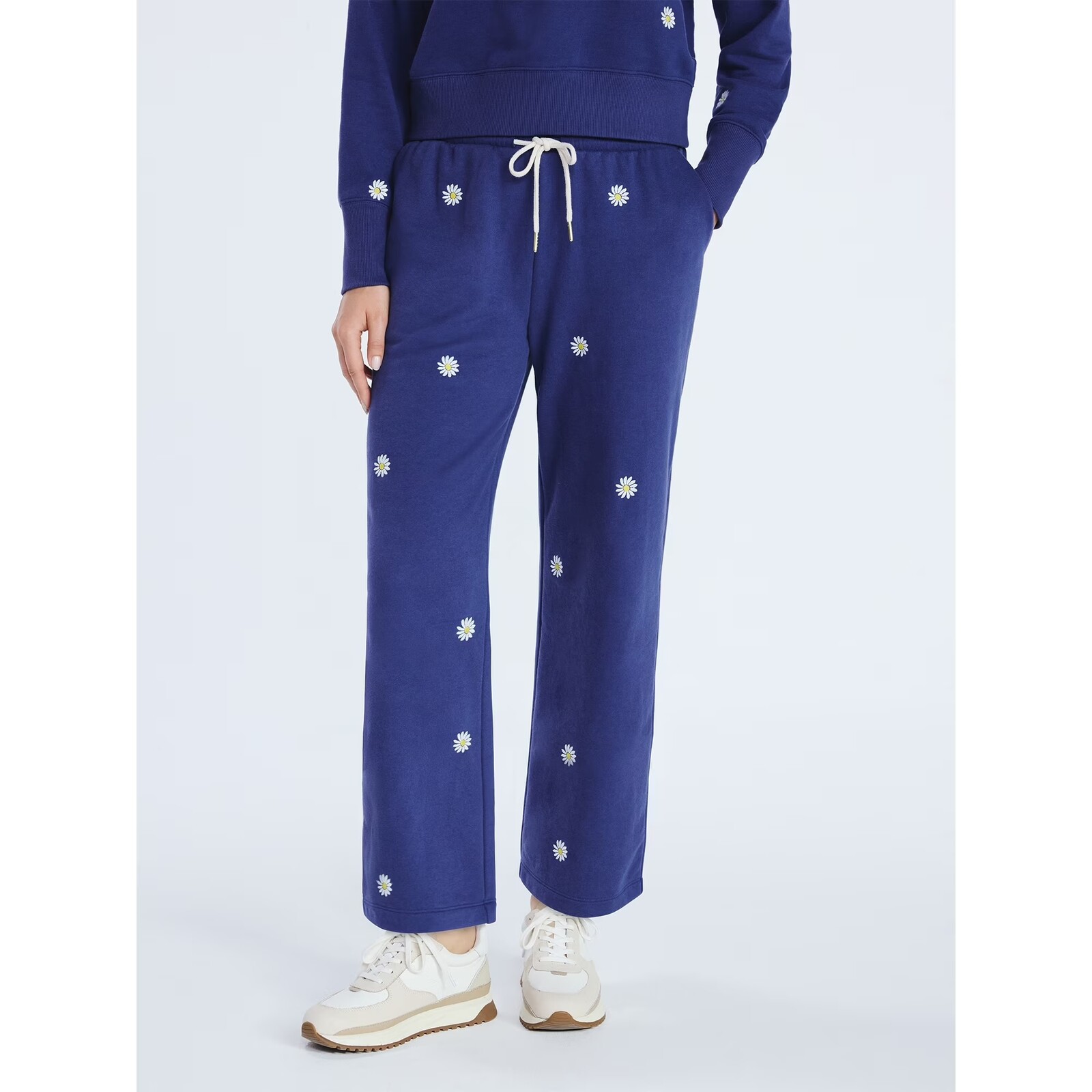 Free Assembly Embroidered Cropped Sweatpants