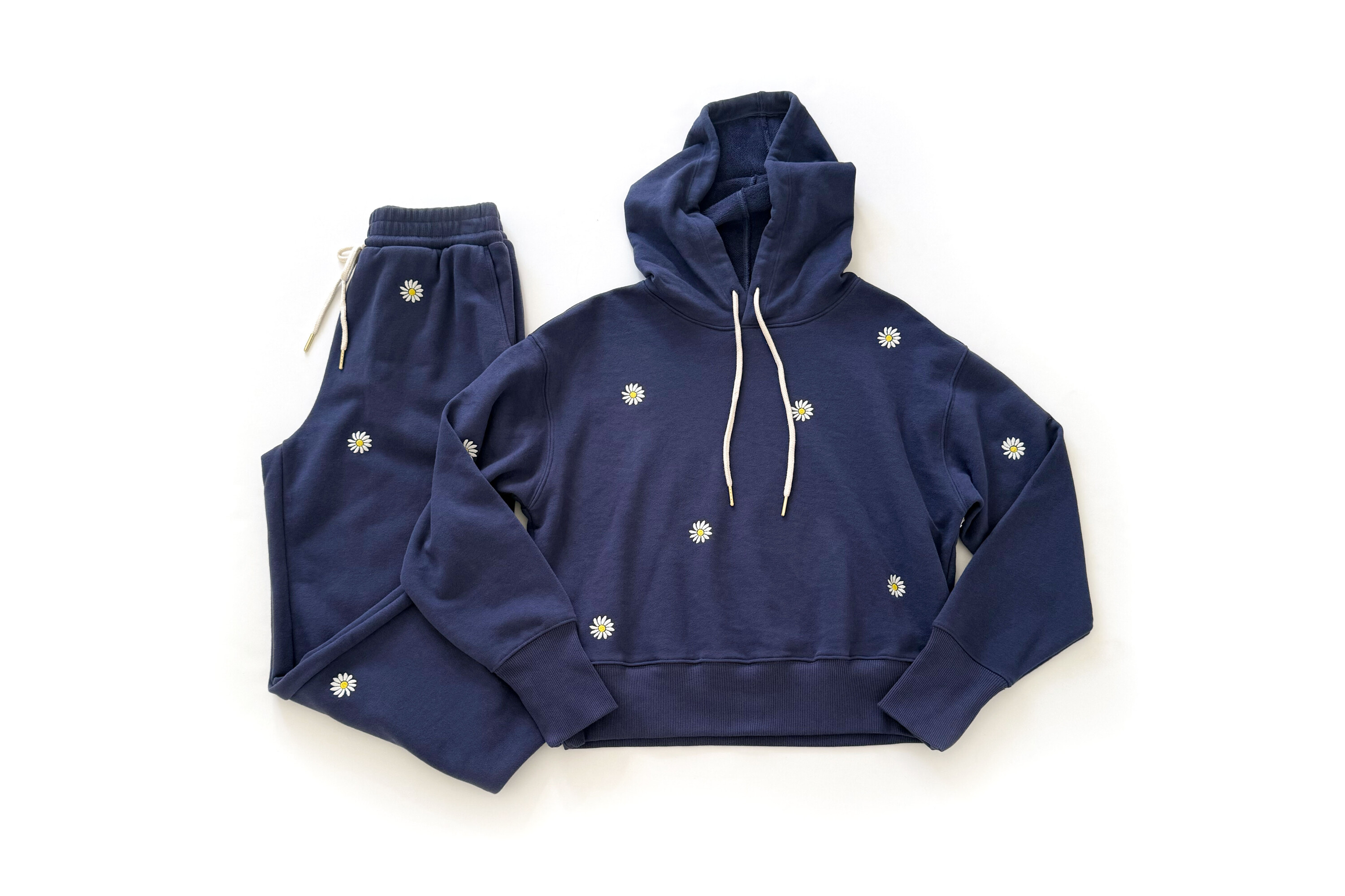 Free Assembly Embroidered Hoodie & Sweatpants