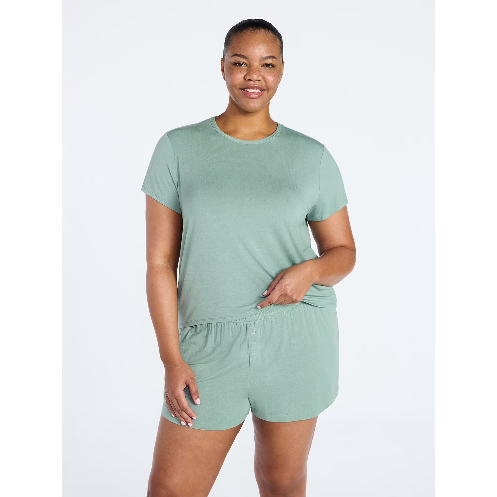 Joyspun Scoop Neck Modal Tee