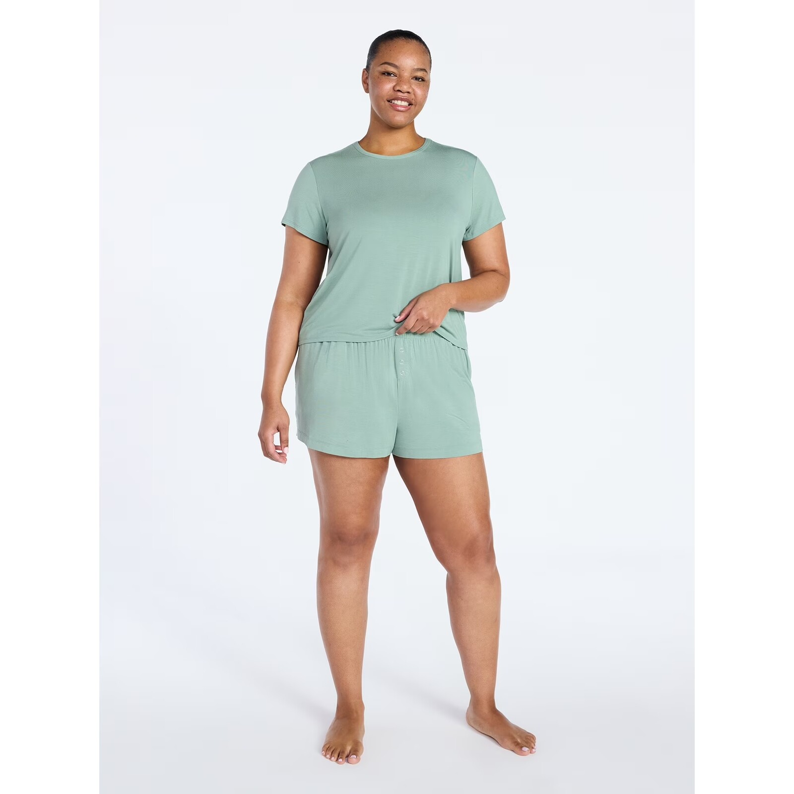 Joyspun Modal Pajama Shorty Shorts