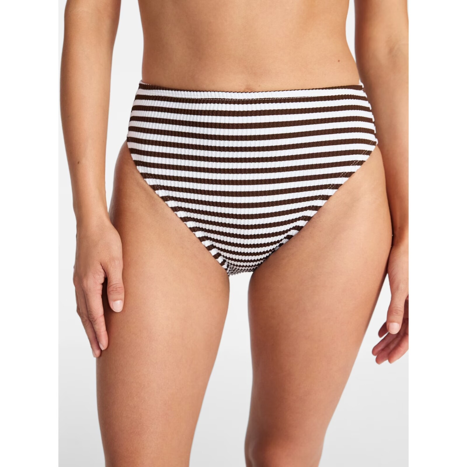 Time and Tru Crinkle High Rise Cheeky Bikini Bottoms