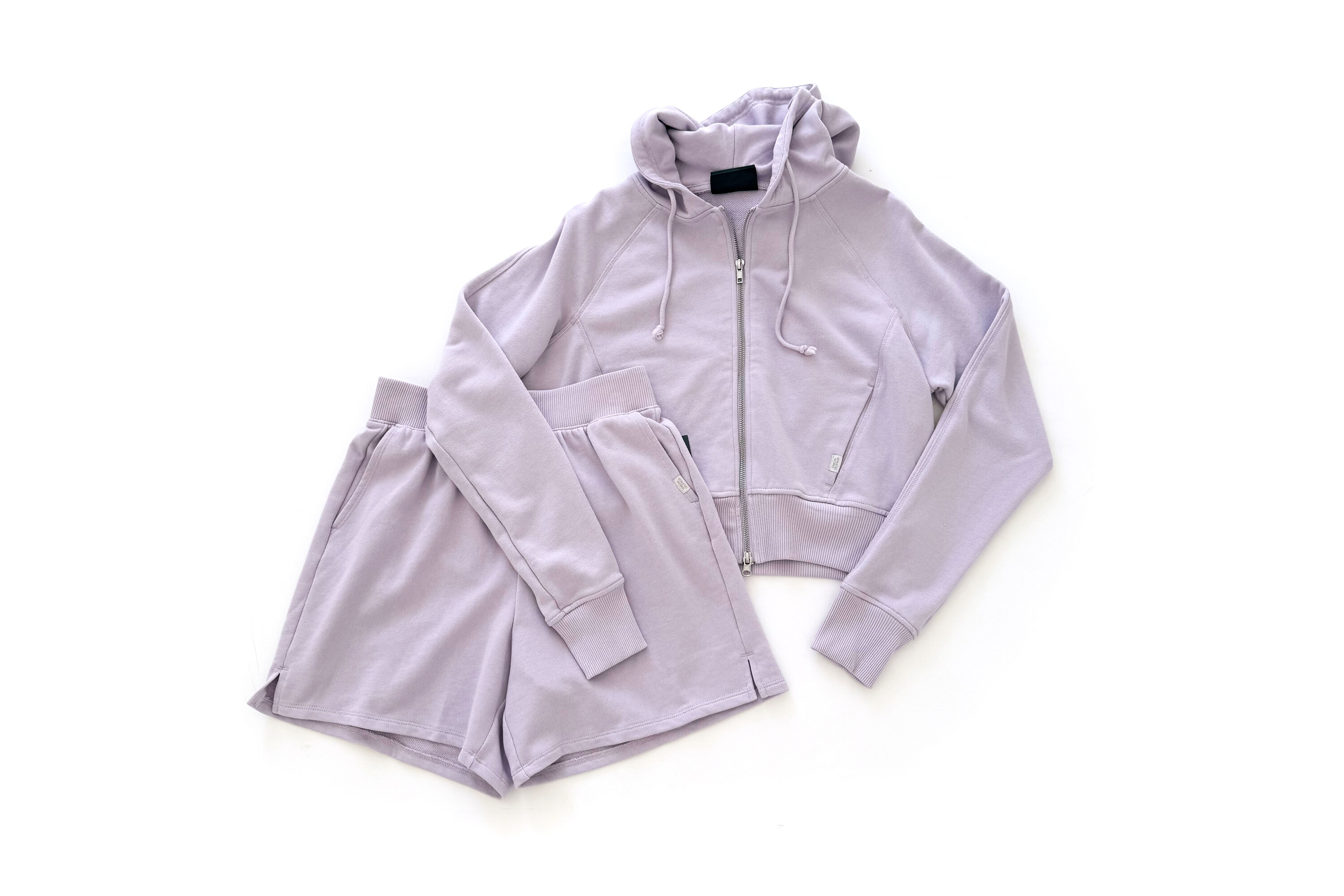 Athletic Works Mineral Wash French Terry Hoodie & Shorts