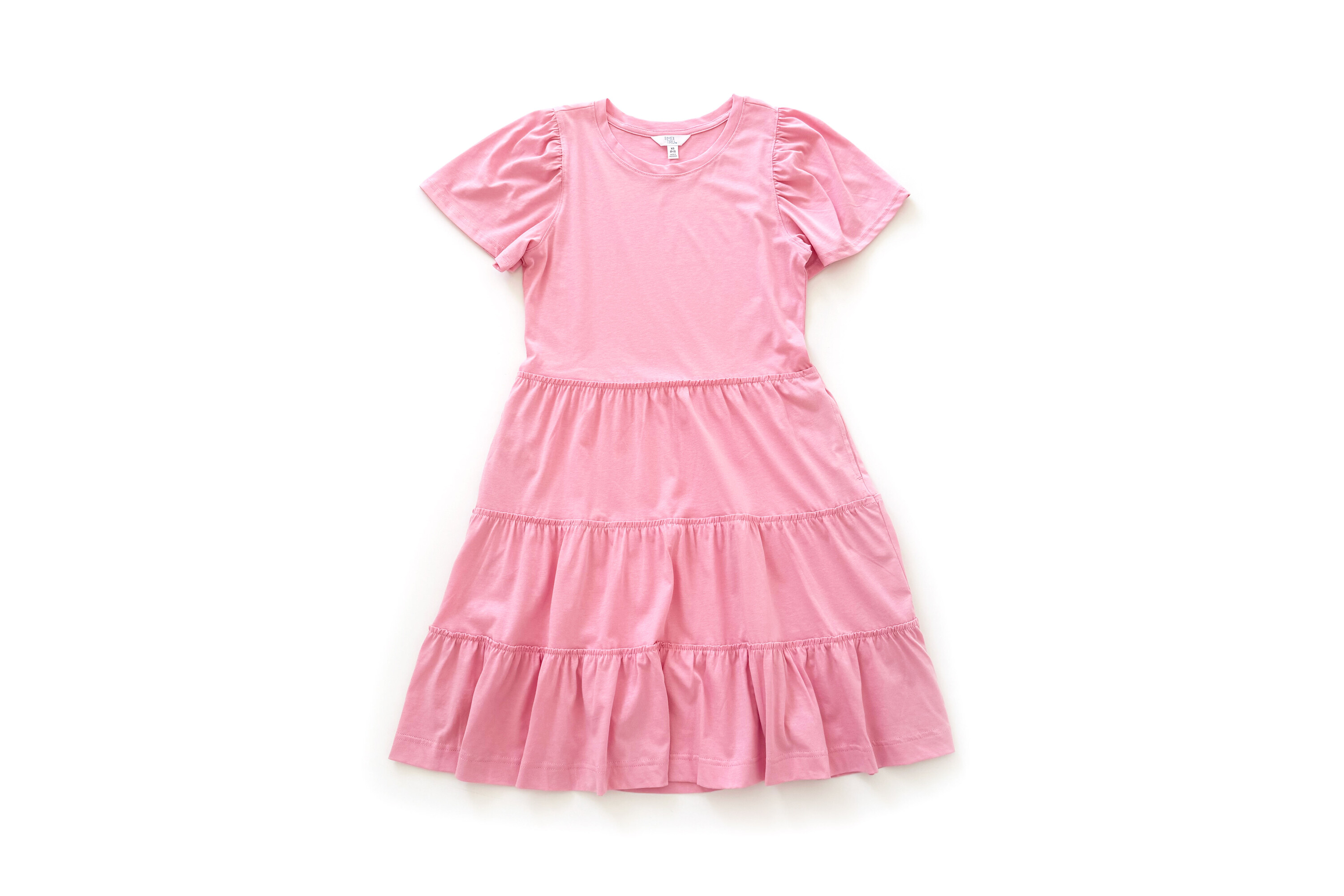 Time and Tru Short Sleeve Cotton Swing Dress