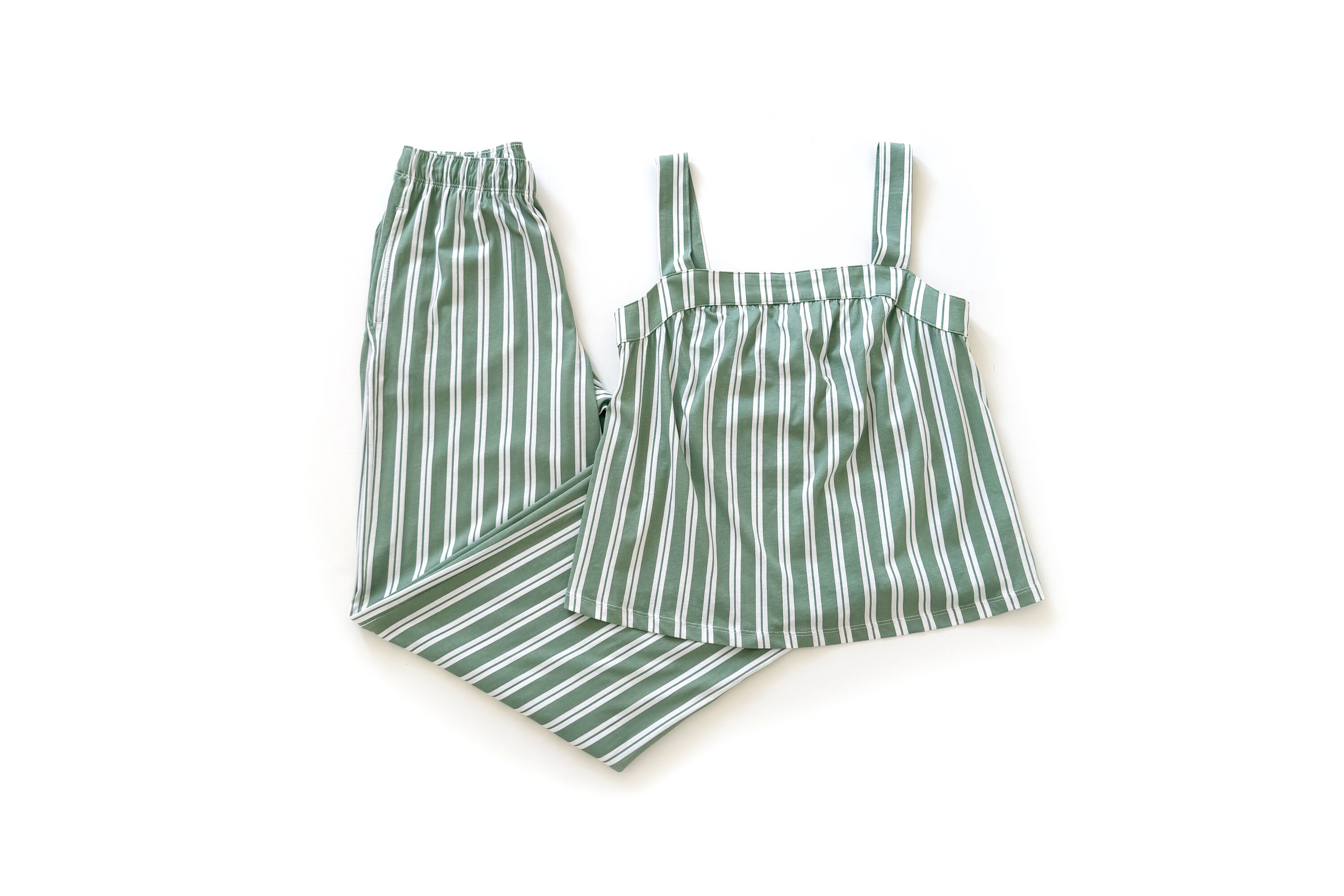 Joyspun Wide Strap Cotton Tank Top and Pants Pajama Set