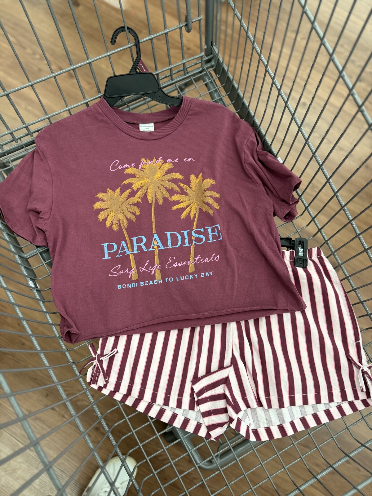 No Boundaries Graphic Tee & Pull On Shorts