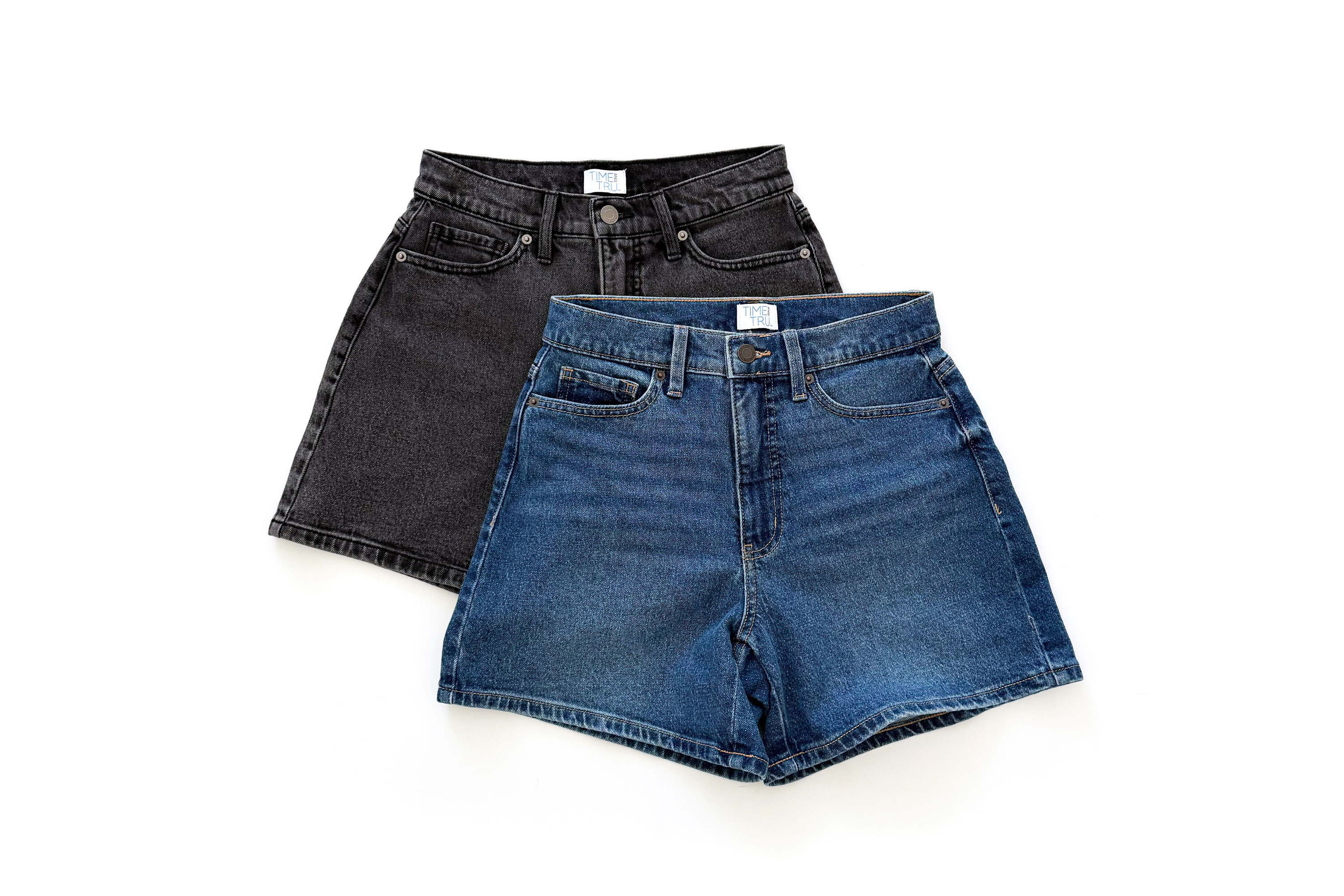 Time and Tru High Rise Denim Shorts