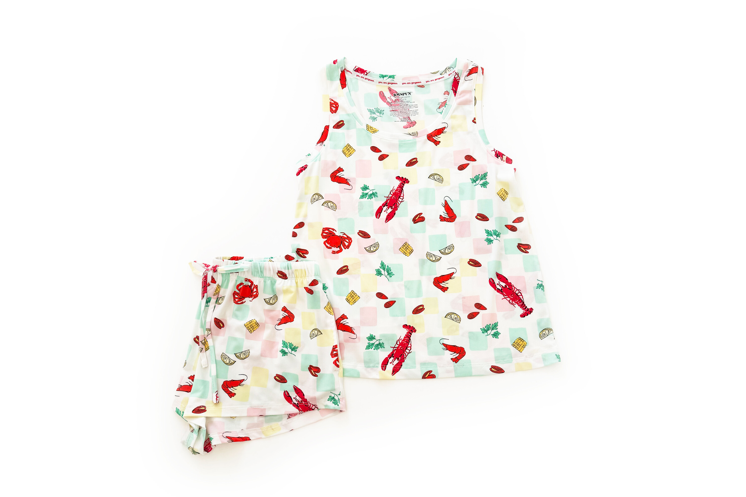 Joyspun Tank Top and Shorts Pajama Set