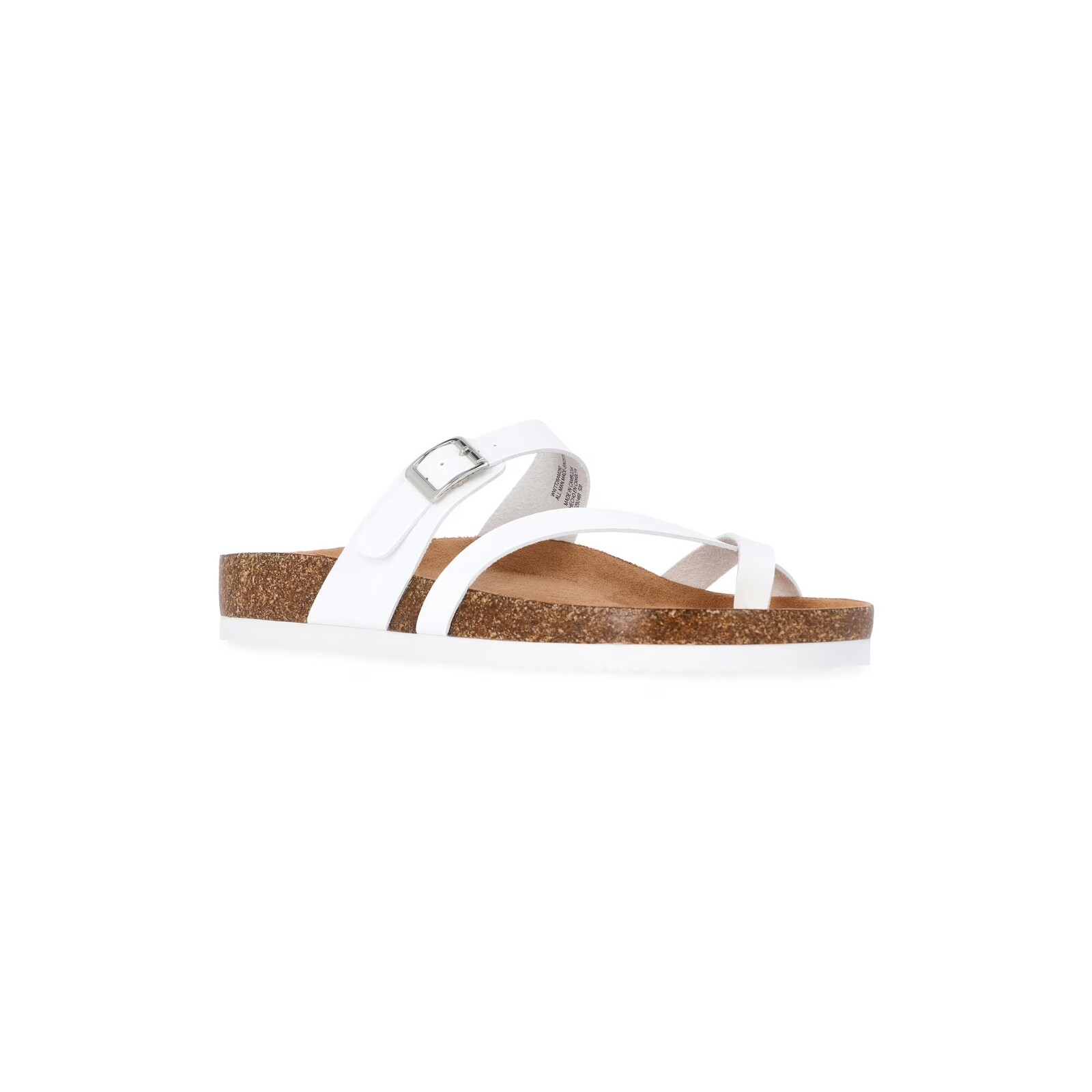Time and Tru Asymmetric Strap Footbed Sandals