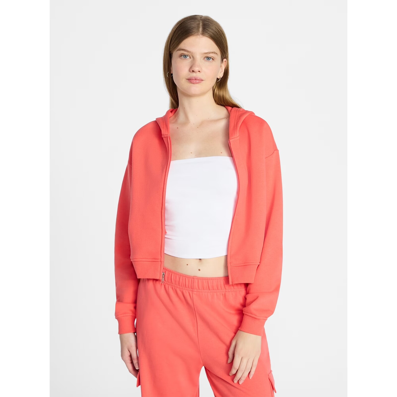 No Boundaries Boxy Zip-Up Hoodie