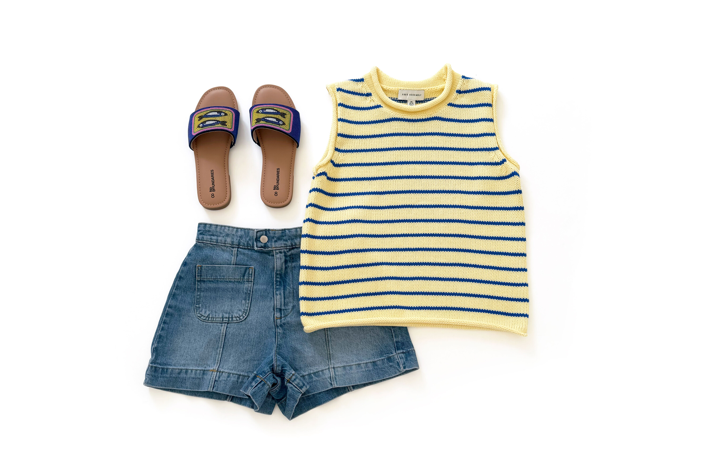 Free Assembly Sweater & Shorts Outfit Idea